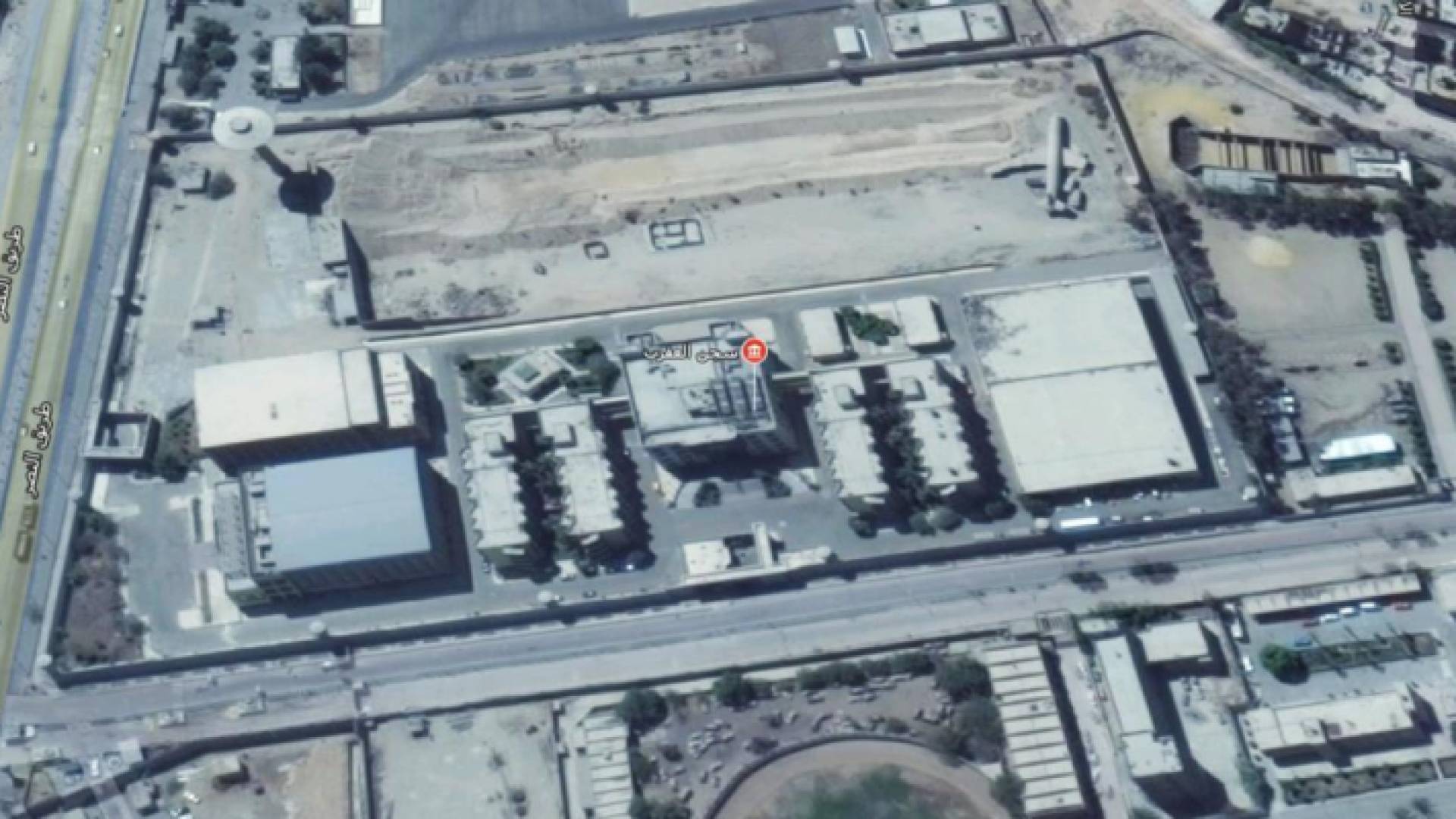 صورة لسجن العقرب بالقاهرة عن طريق خرائط غوغل