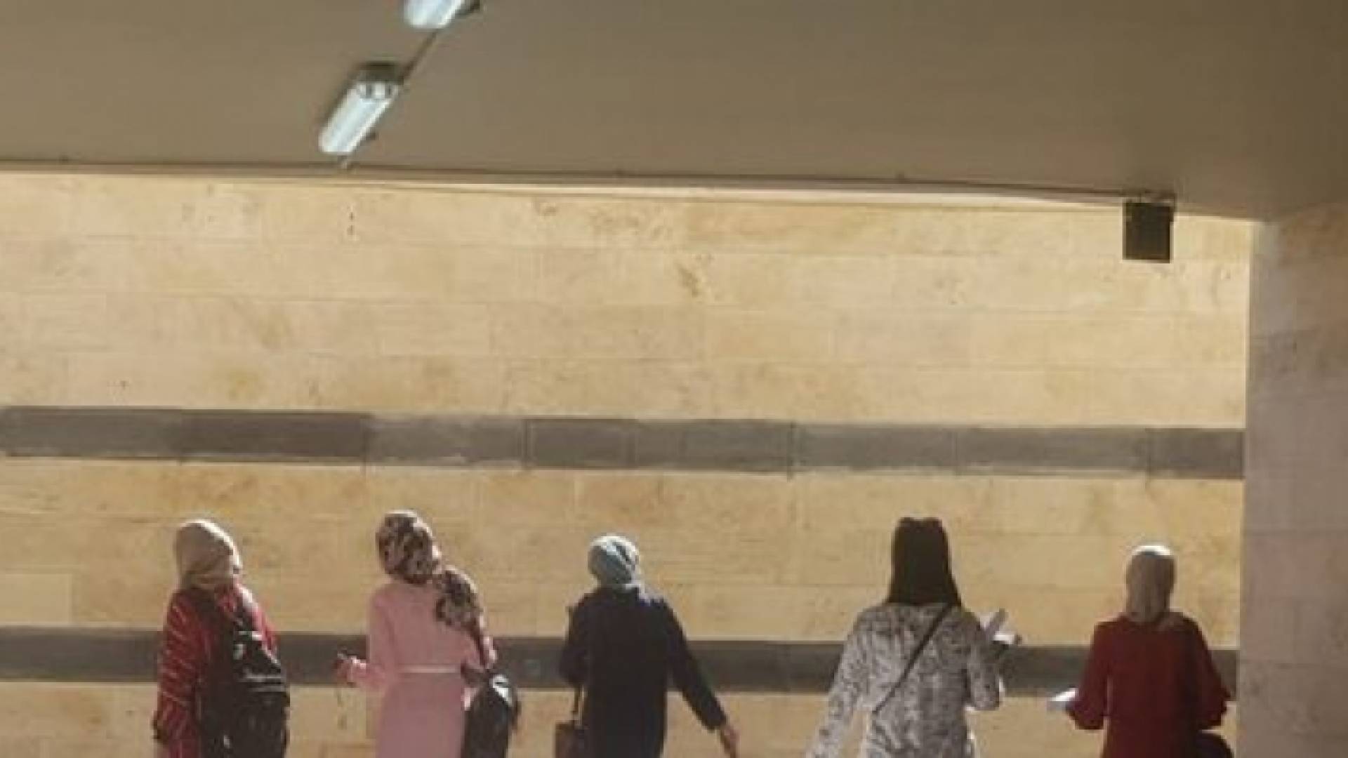 صورة نشرتها أمانة عمان لنفق المشاة أمام الجامعة الأردنية