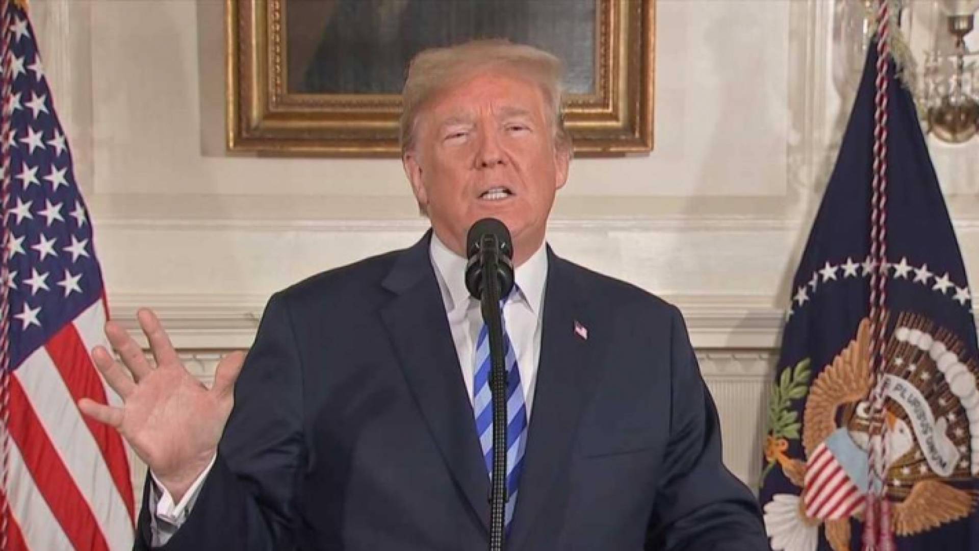 الرئيس الامريكي دونالد ترمب