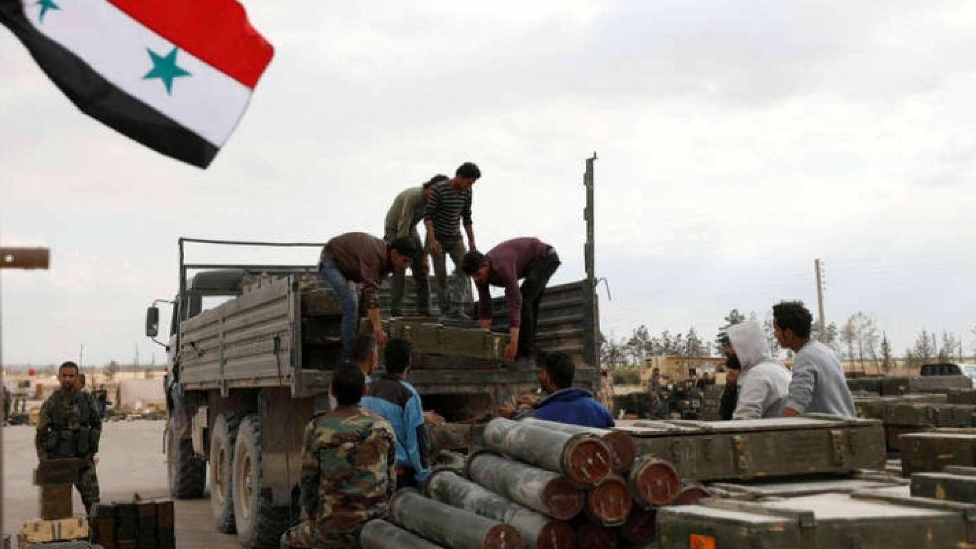 ارشيفية لنقل ذخيرة في سوريا