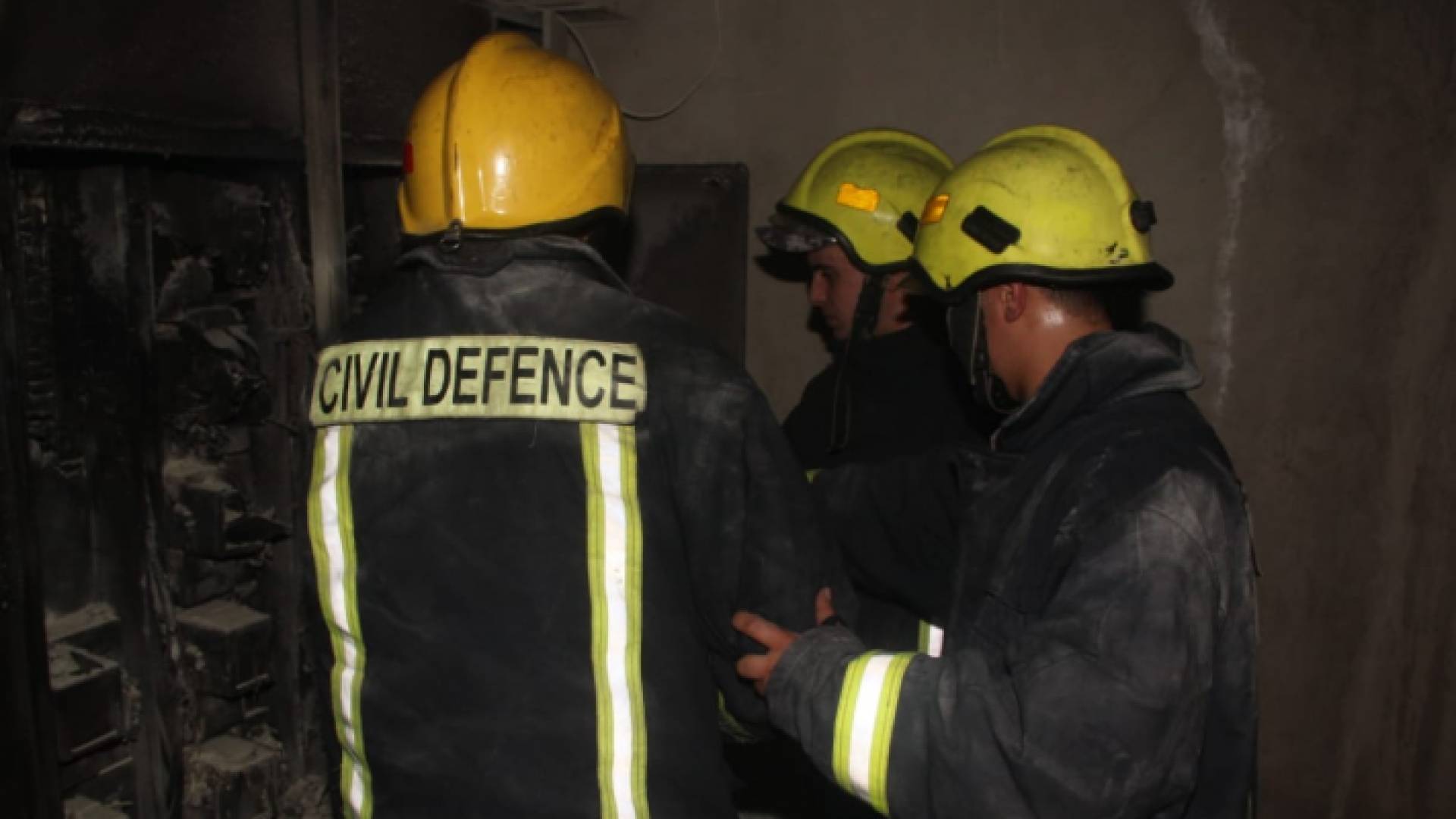 حريق سابق في عدادات كهرباء - ارشيفية