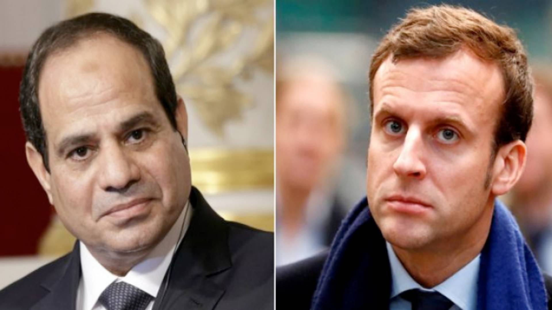 ماكرون والسيسي