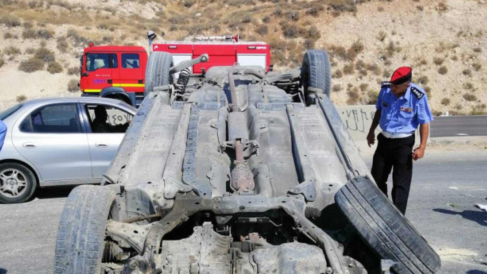 صورة من موقع الحادث