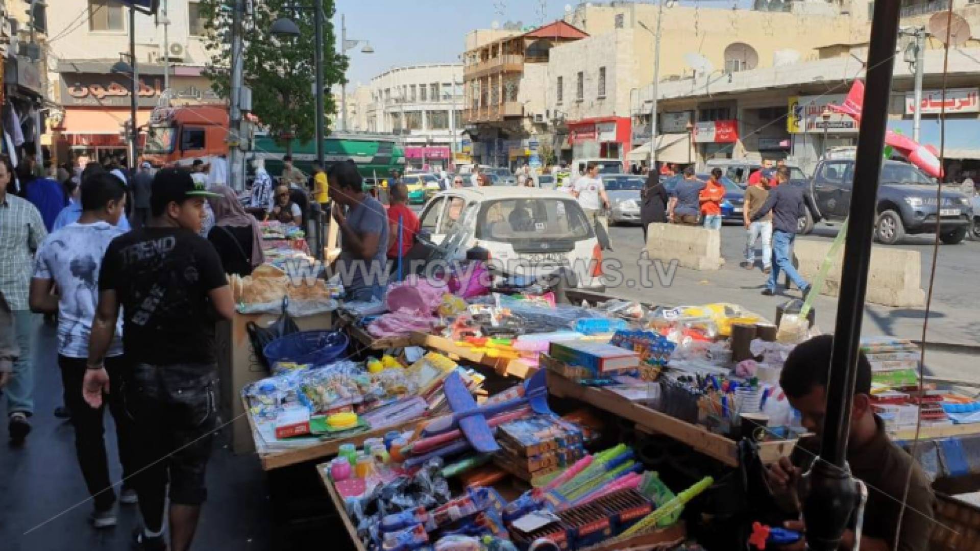 من منطقة وسط البلد في العاصمة عمان