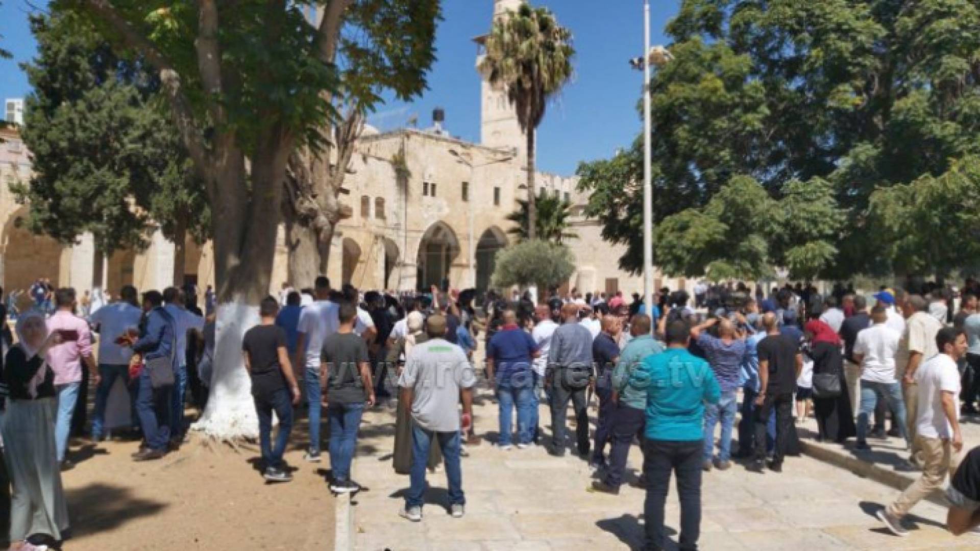 جانب من اقتحام قوات الاحتلال للاقصى