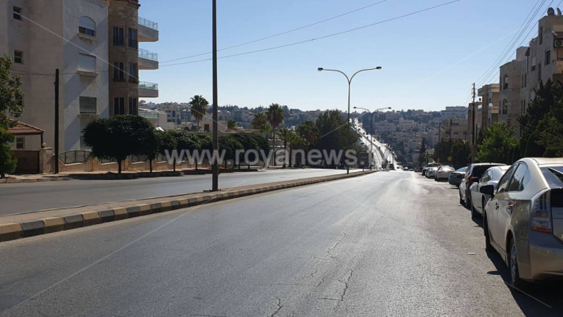 إحدى مناطق العاصمة عمان