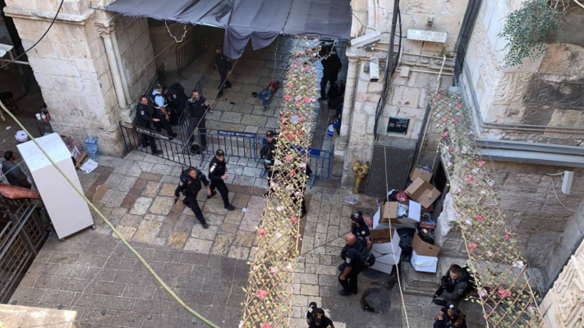 الصورة نشرتها وكالات اعلام فلسطينية