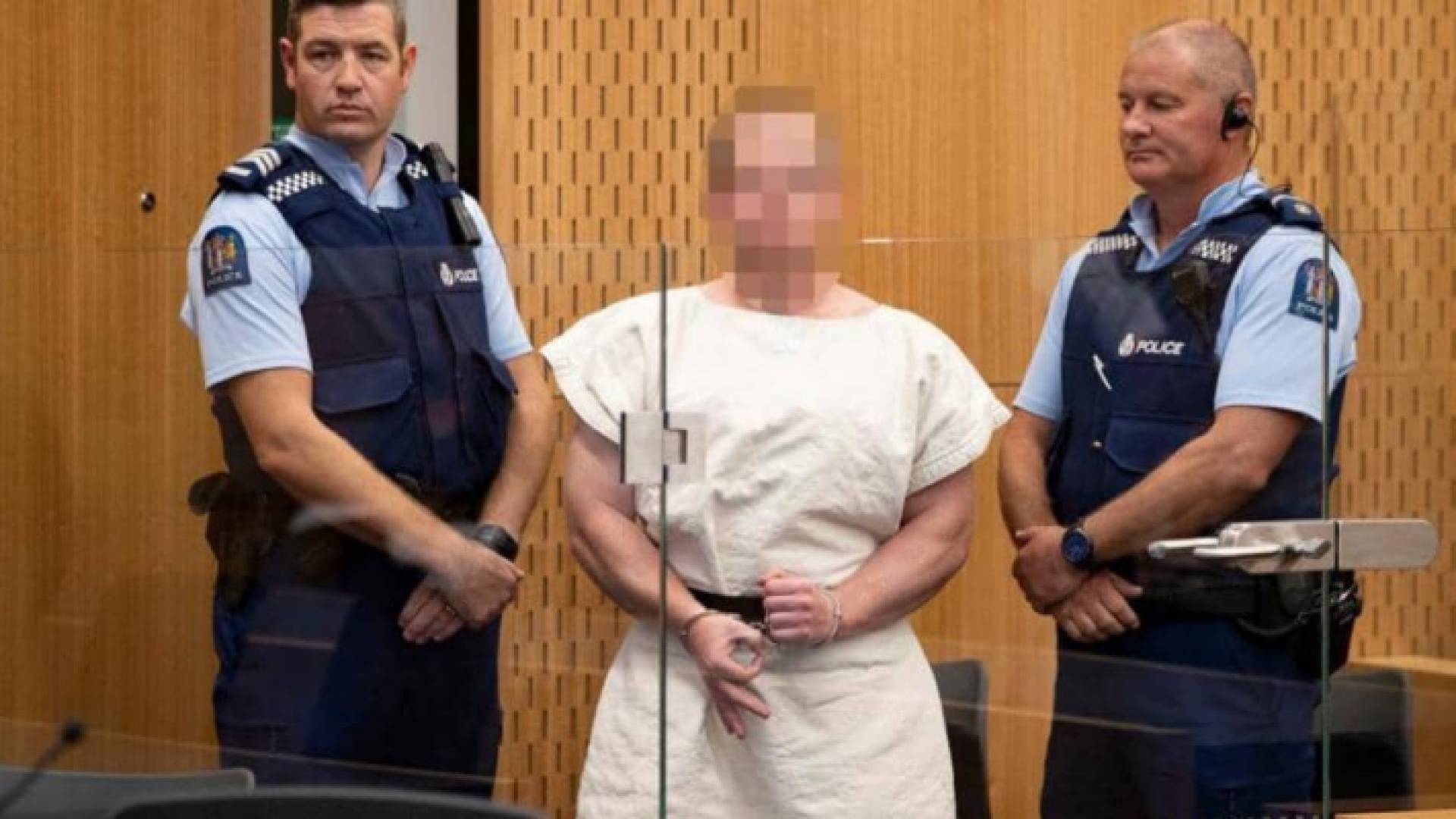 سفاح نيوزيلندا في المحكمة