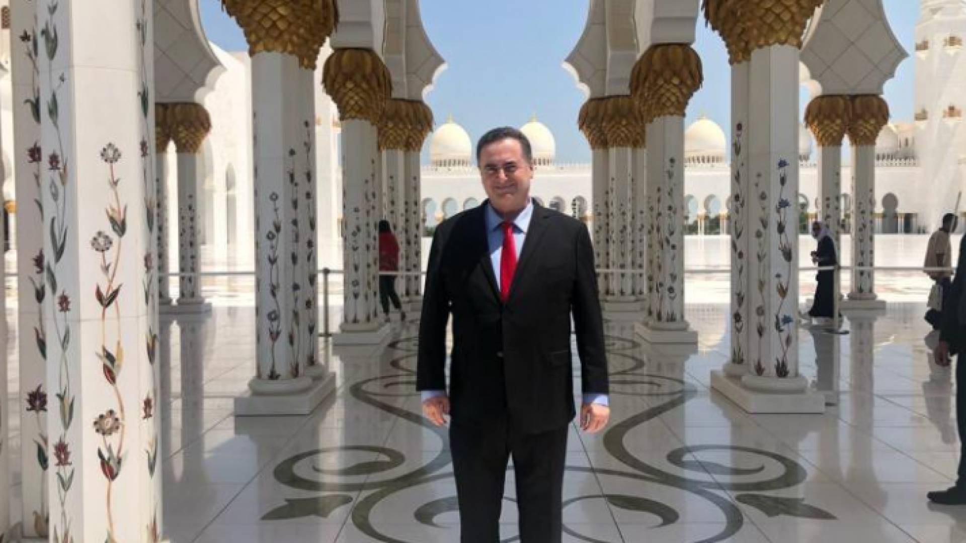 وزير الخارجية الاحتلال يسرائيل كاتس خلال زيارته للإمارات