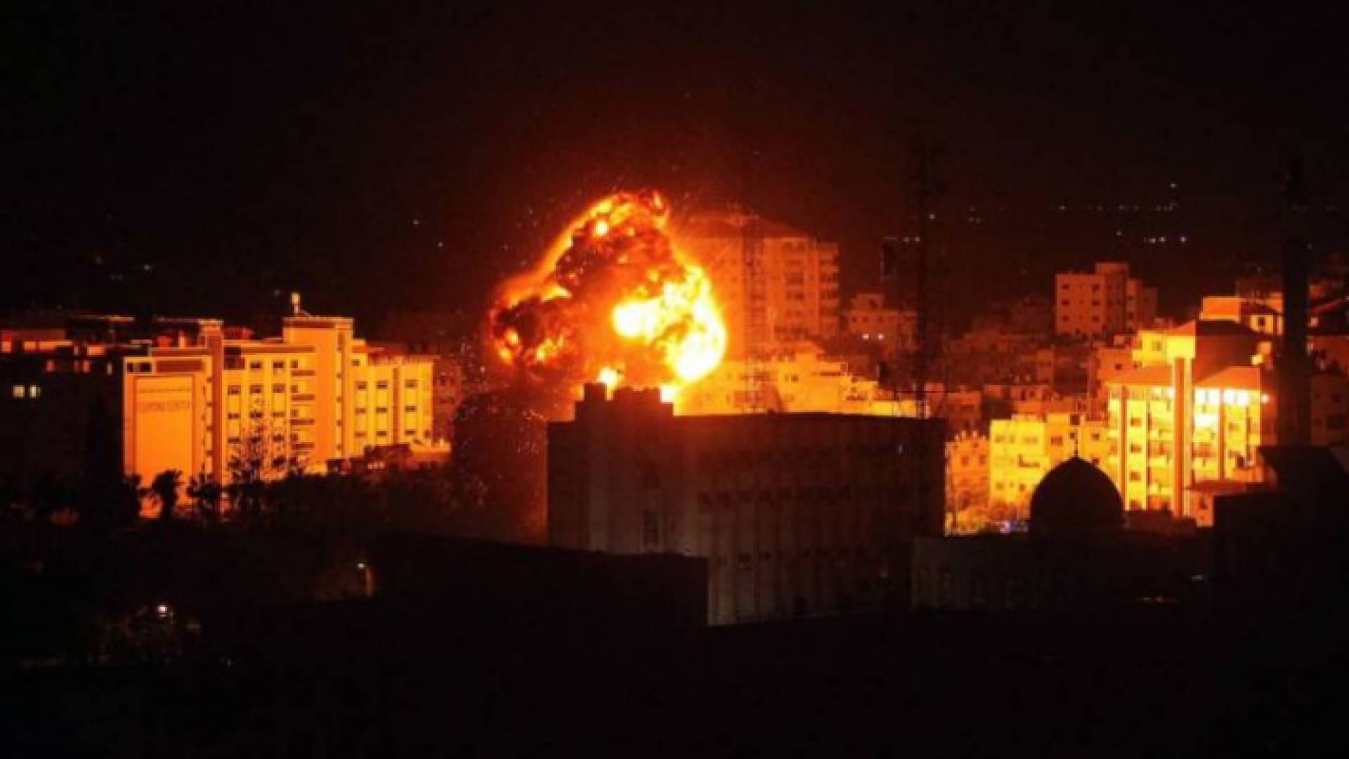 قصف للاحتلال لمدينة غزة - ارشيفية