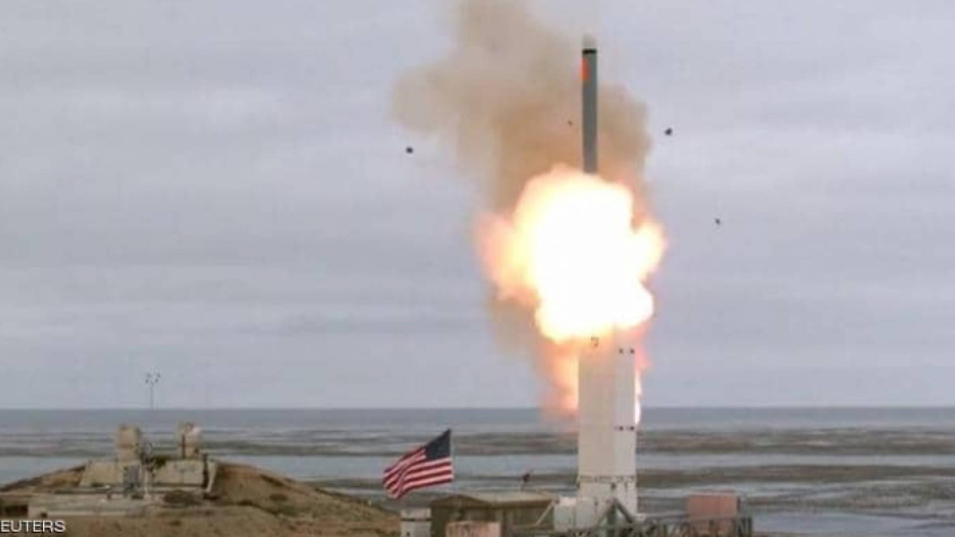 التجربة الصاروخية الأمريكية