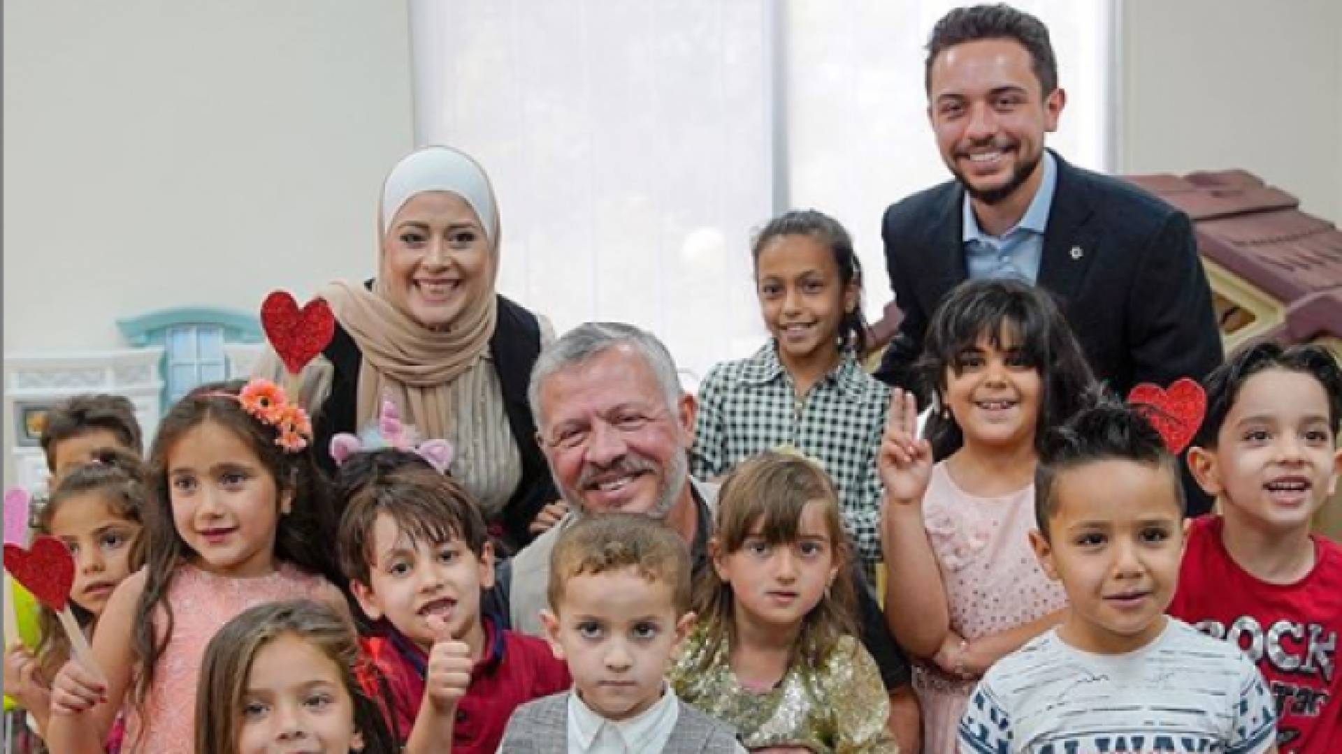 جلالة الملك وسمو ولي العهد في عجلون