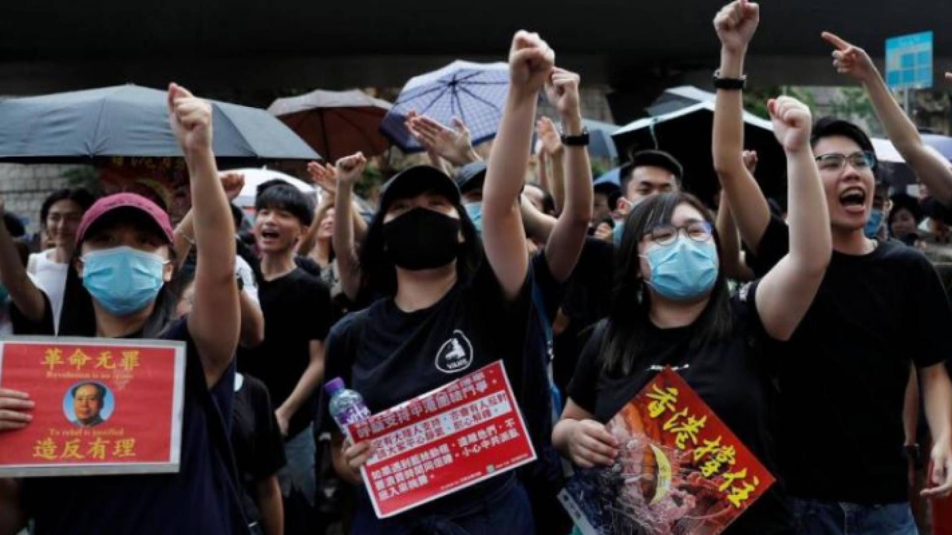 المتظاهرون في هونغ كونغ