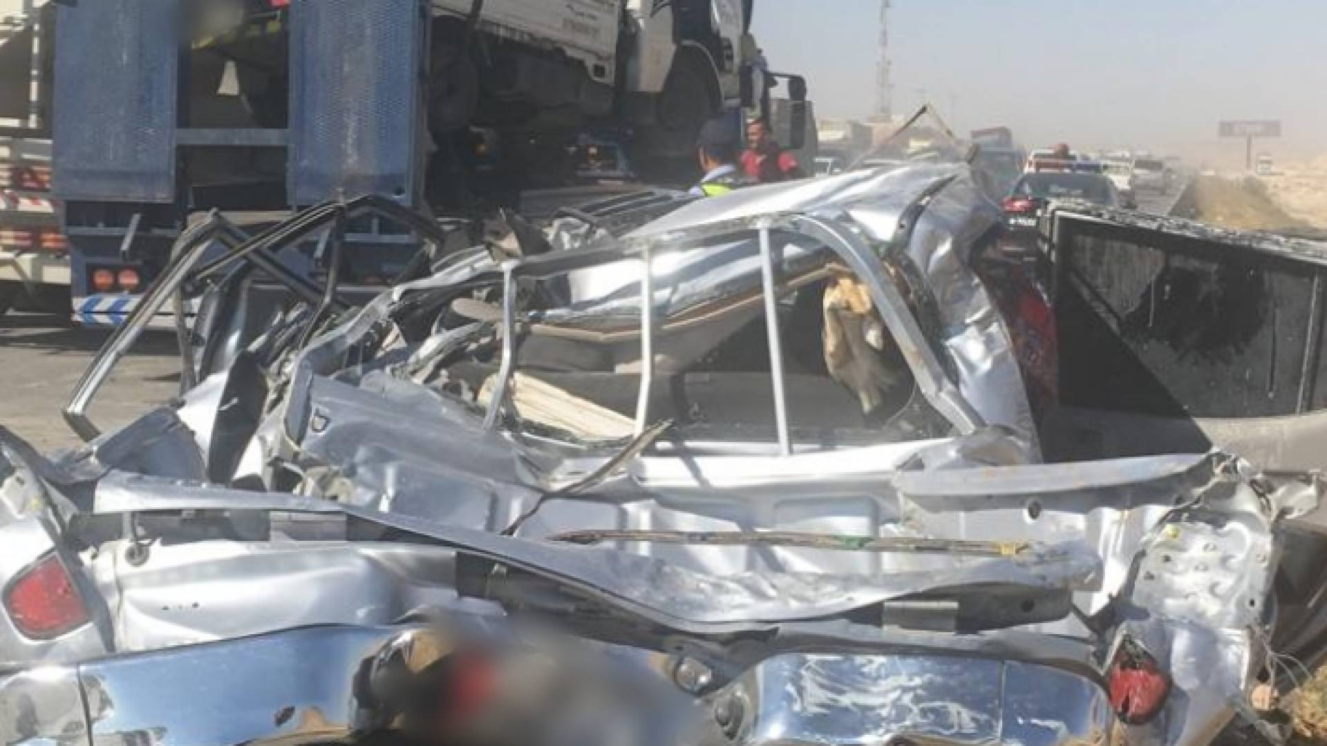 وفاتان وإصابة بتصادم بين مركبتين في الزرقاء