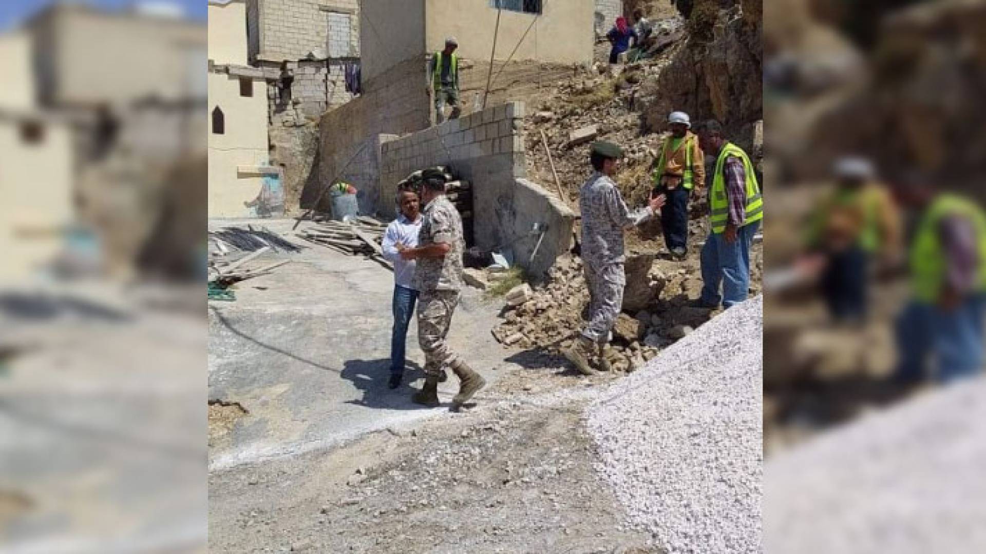 توجيهات بترميم وتوسعة بيت سيدة مسنة في الأغوار الشمالية - القيادة العامة للقوات المسلحة الأردنية