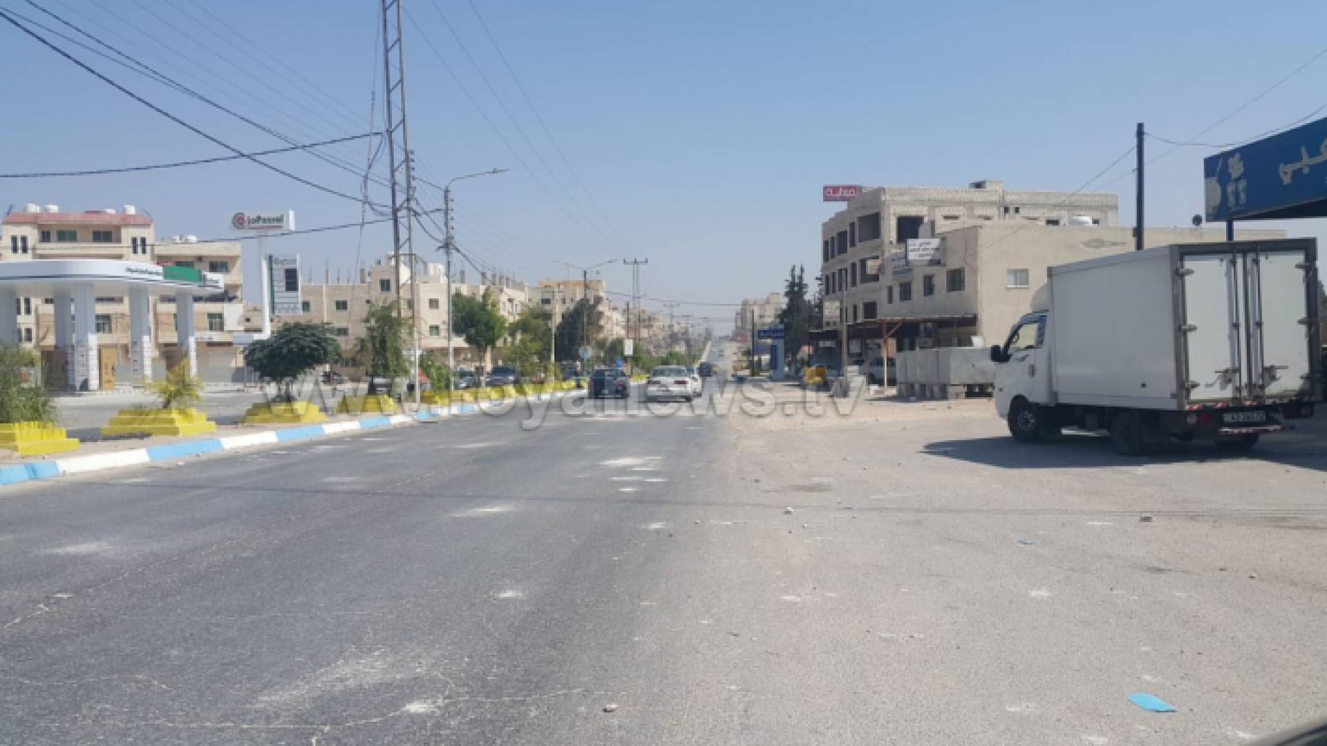 من موقع الاحتجاجات بالرمثا