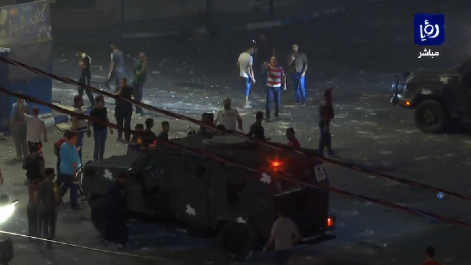 من احتجاجات الرمثا