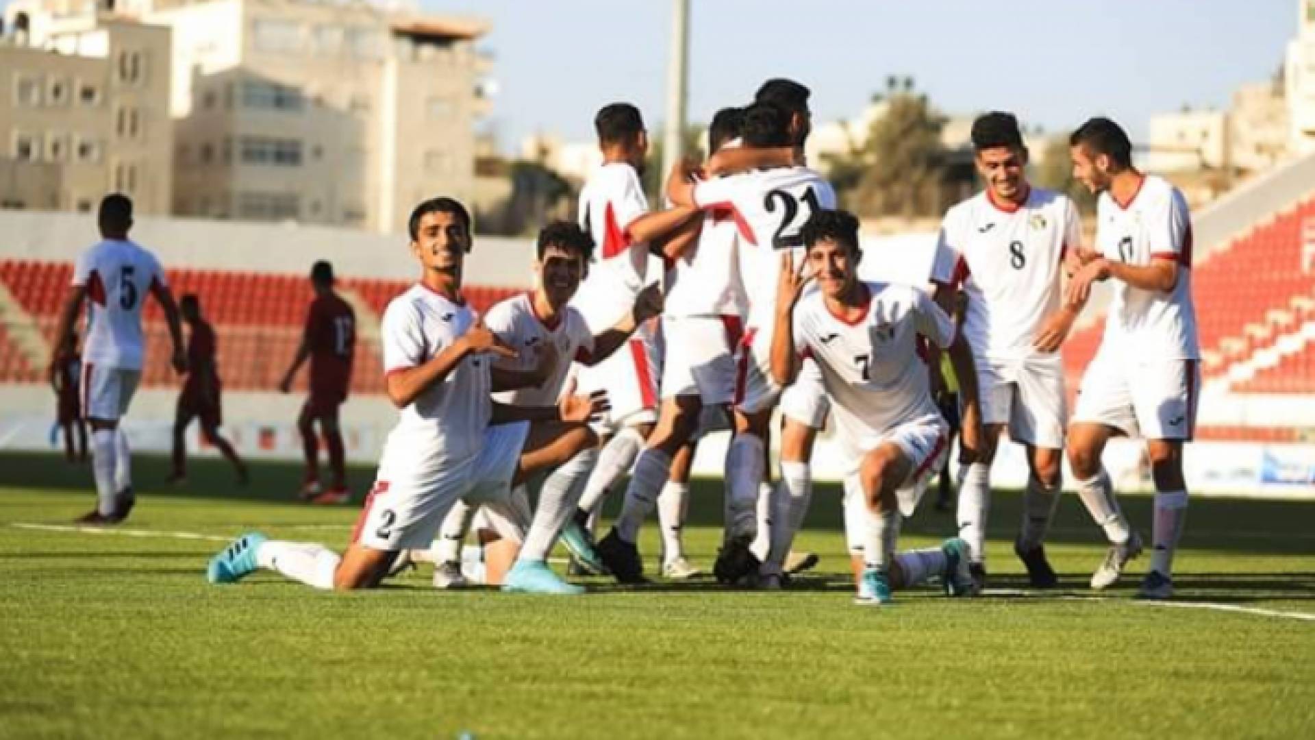 لاعبو منتخبنا الوطني للشباب لكرة القدم