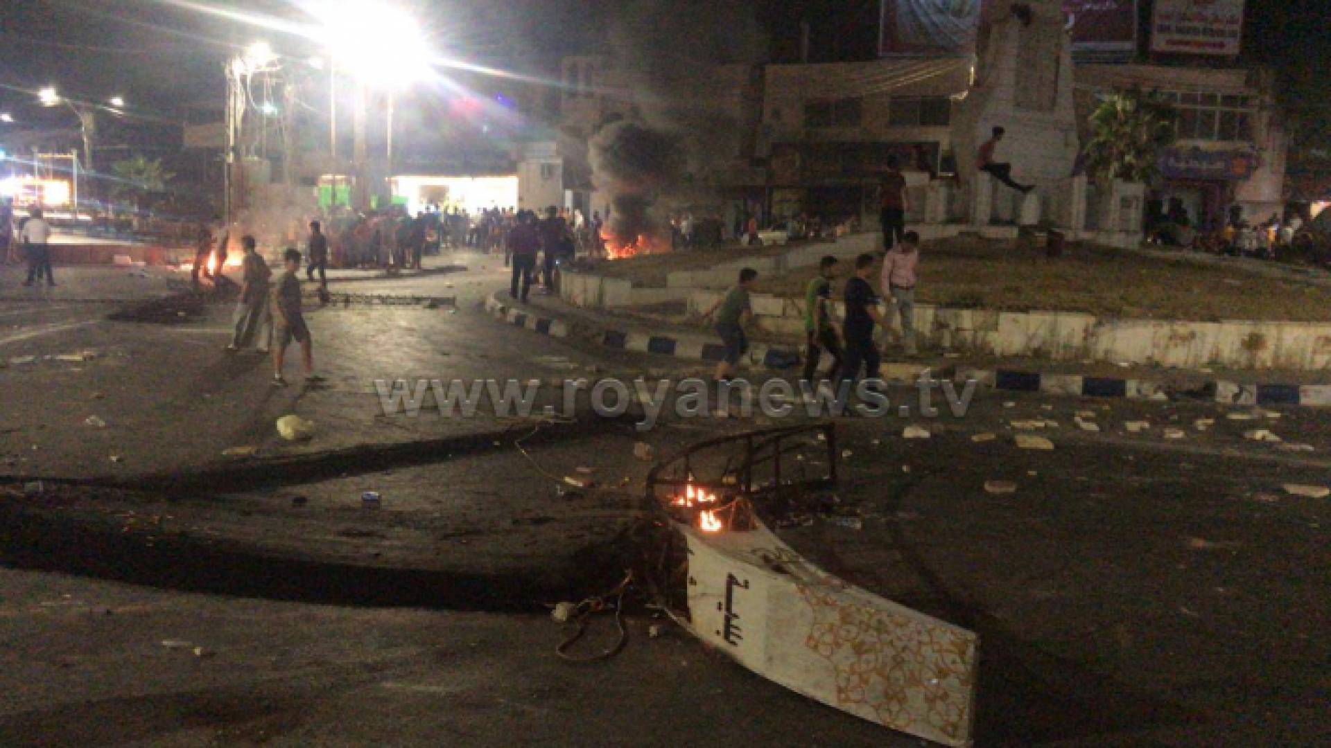 من احتجاجات الرمثا