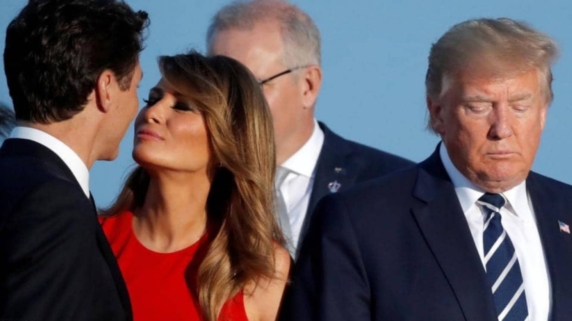 ميلانيا ترمب ورئيس الوزراء الكندي