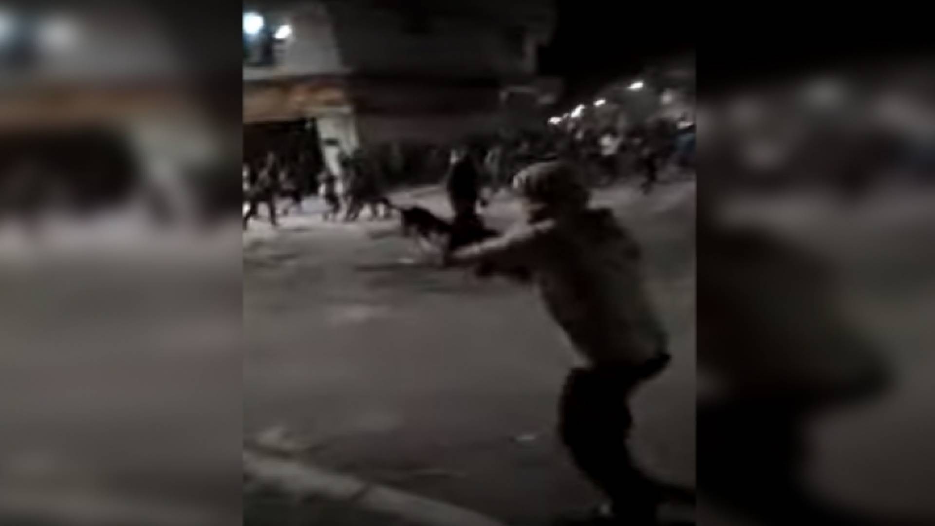 مطلق النار في الرمثا