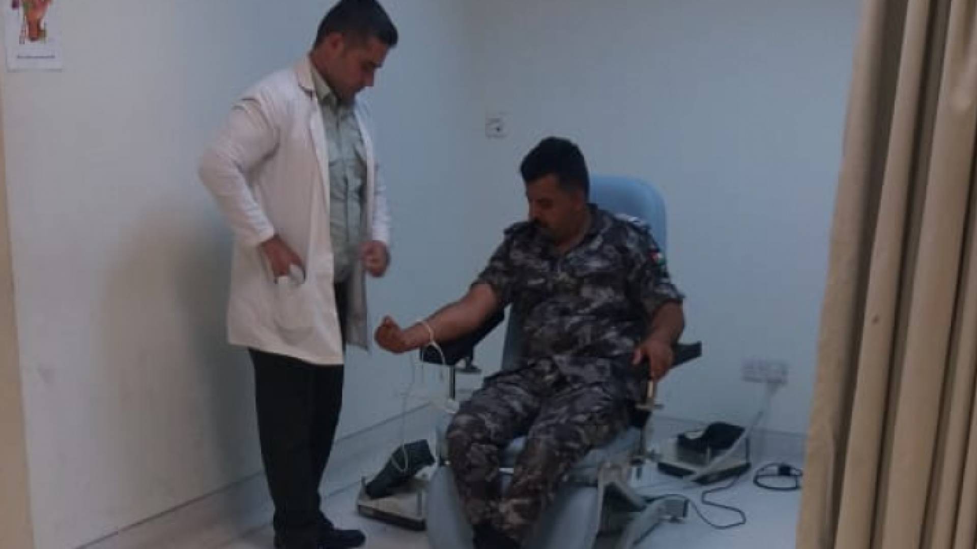 خلال عملية التبرع