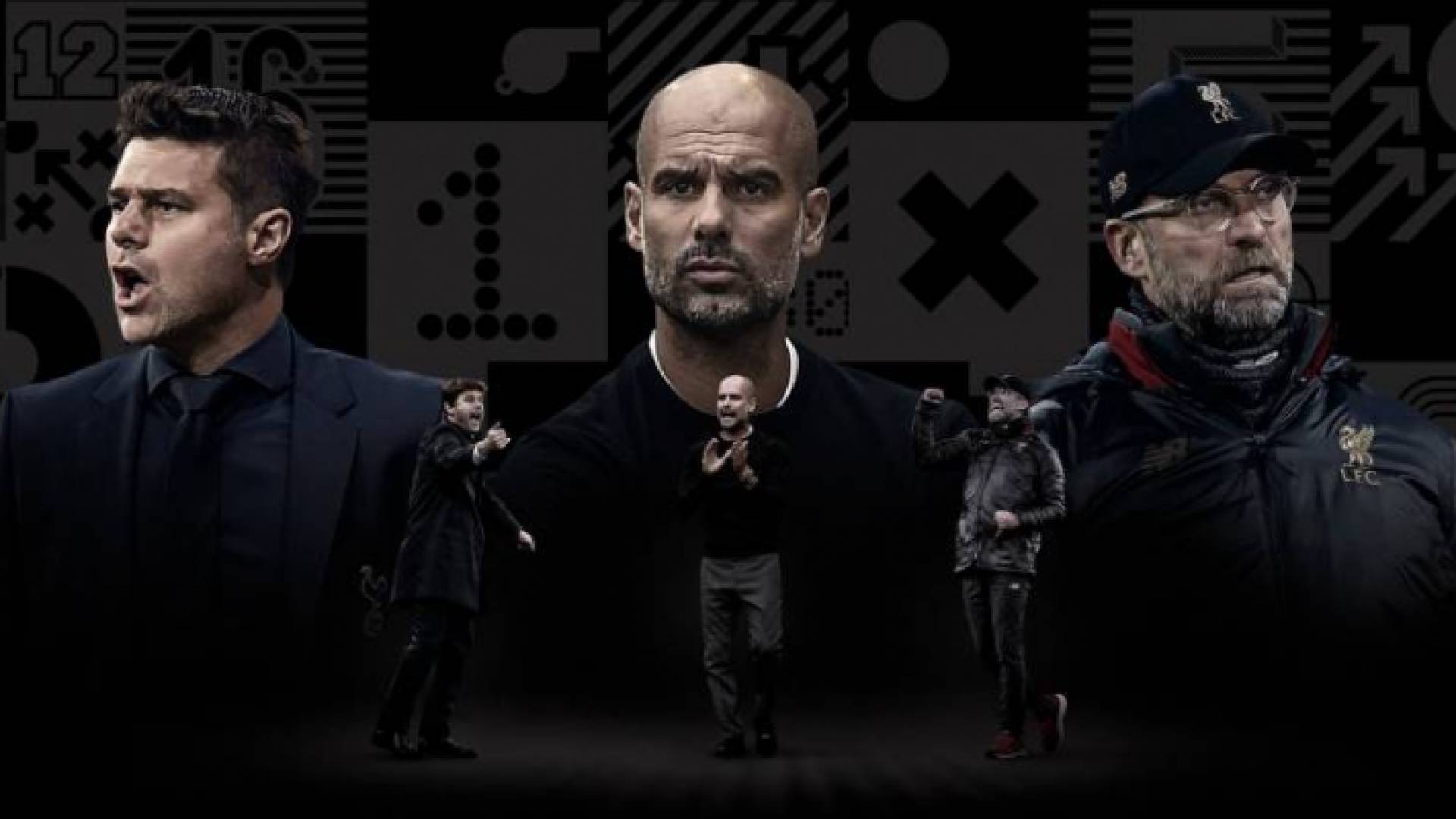 بيب جوارديولا ويورجن كلوب وماورسيو بوتشيتينو