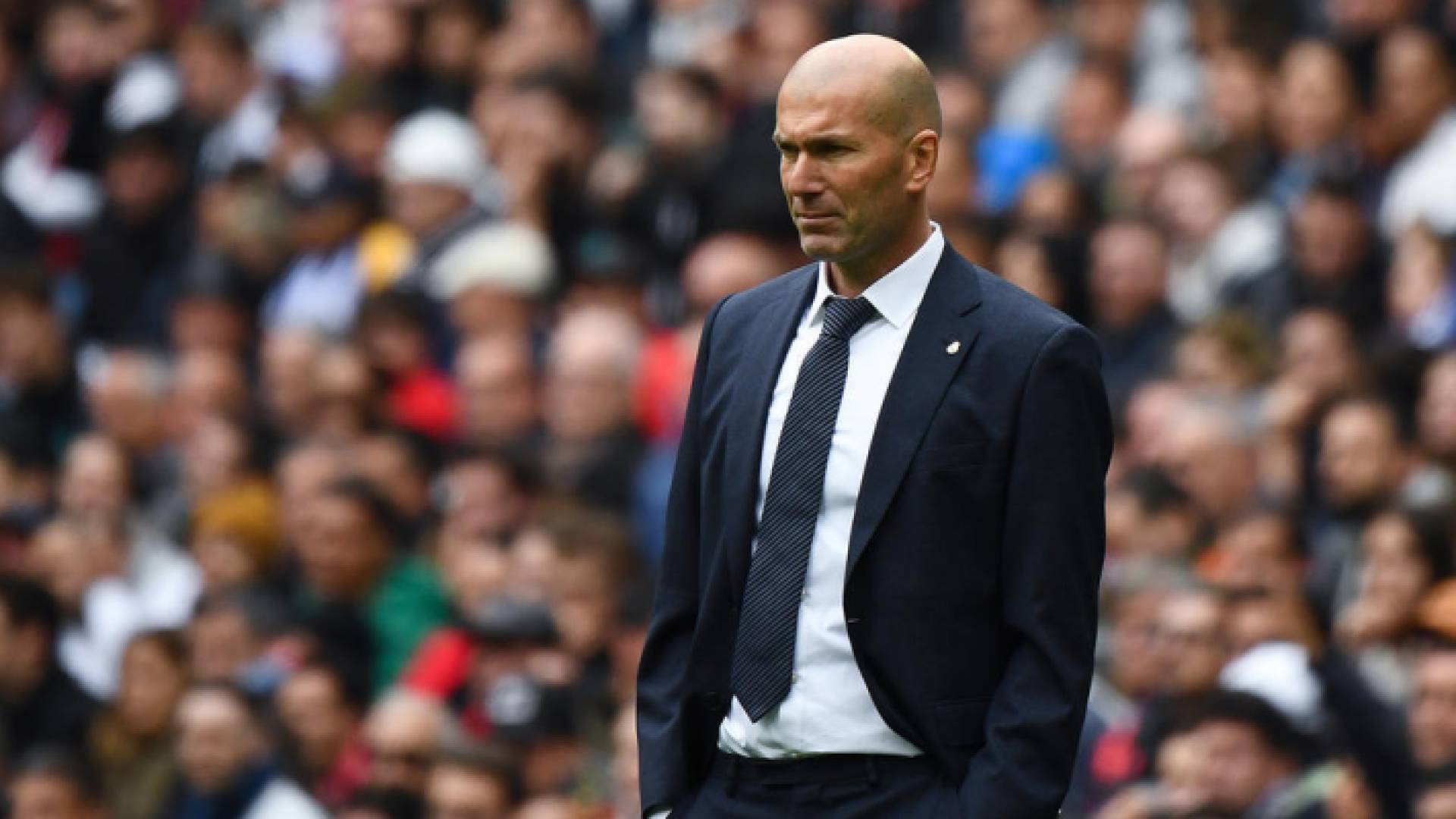 المدير الفني لنادي ريال مدريد الإسباني زين الدين زيدان