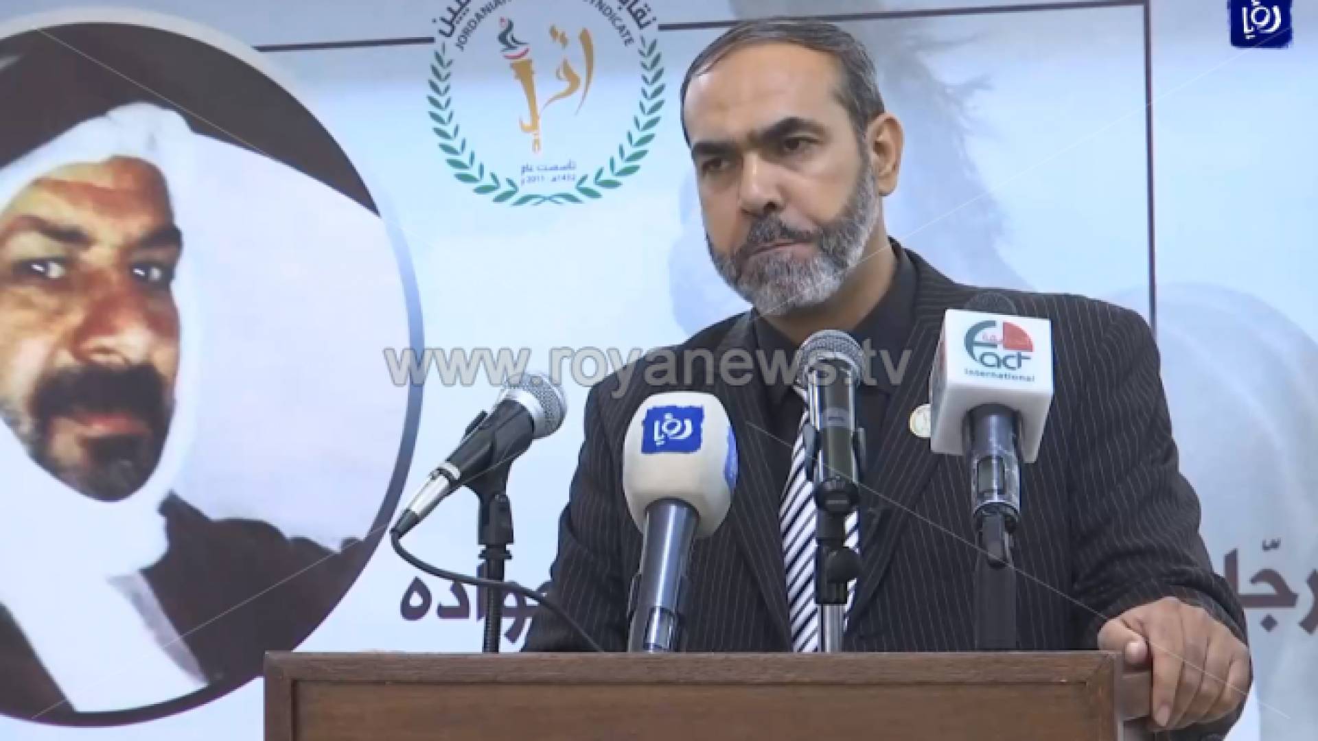 نائب نقيب المعلمين يوجه كلمة هامة من مجمع النقابات المهنية