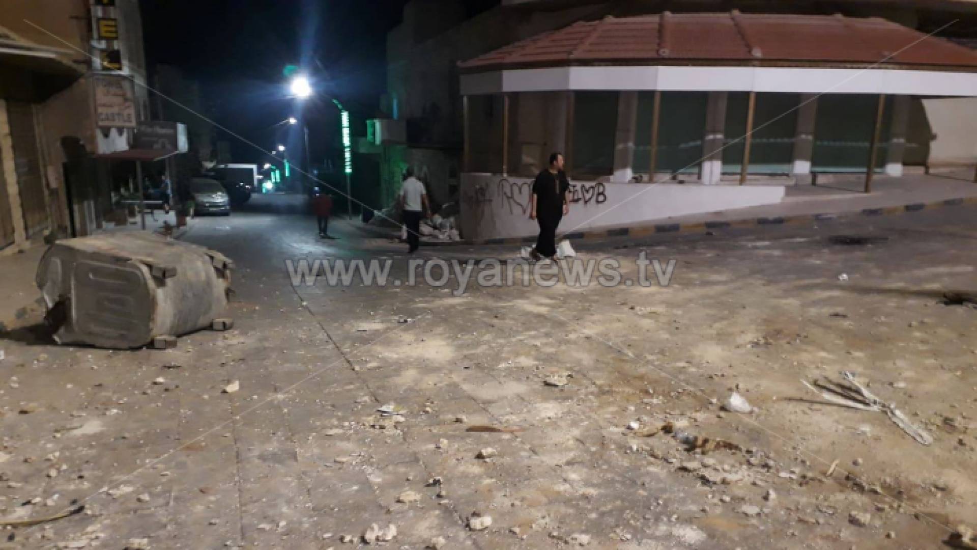 من الكرك بعد عودة الهدوء الى المنطقة