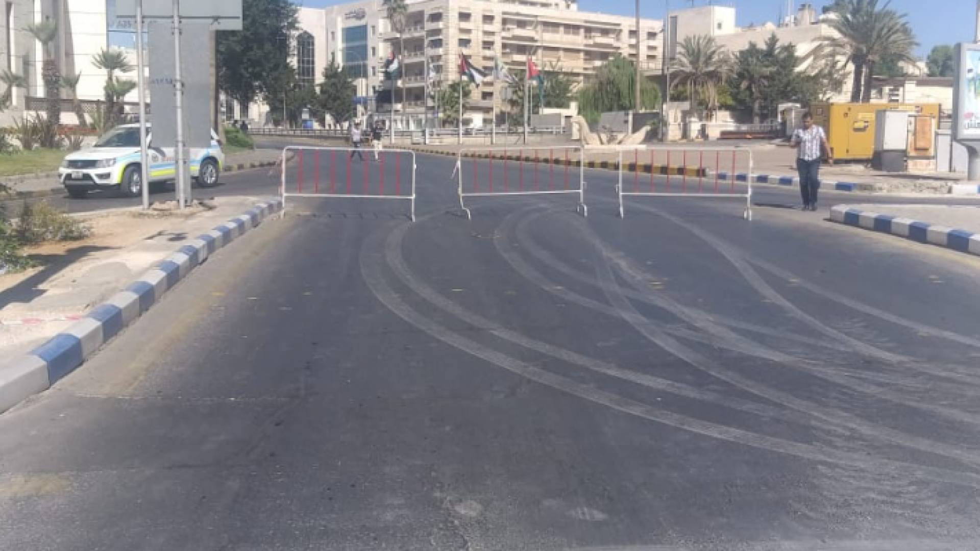 إجراء تحويلات مرورية مؤقتة لحين الانتهاء من اعمال ازالة الدوار الخامس