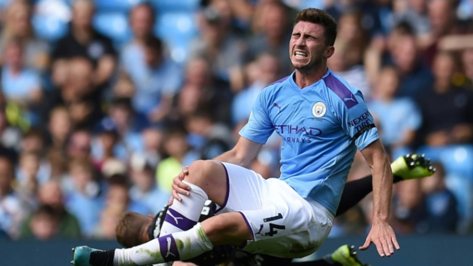 تعرض الفرنسي لابورت لاصابة قوية ضد برايتون