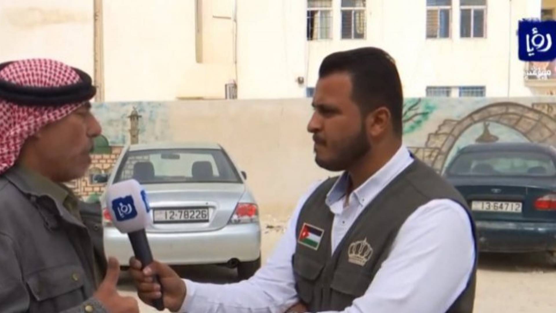 قبيل الاعتداء على طاقم رؤيا في الكرك