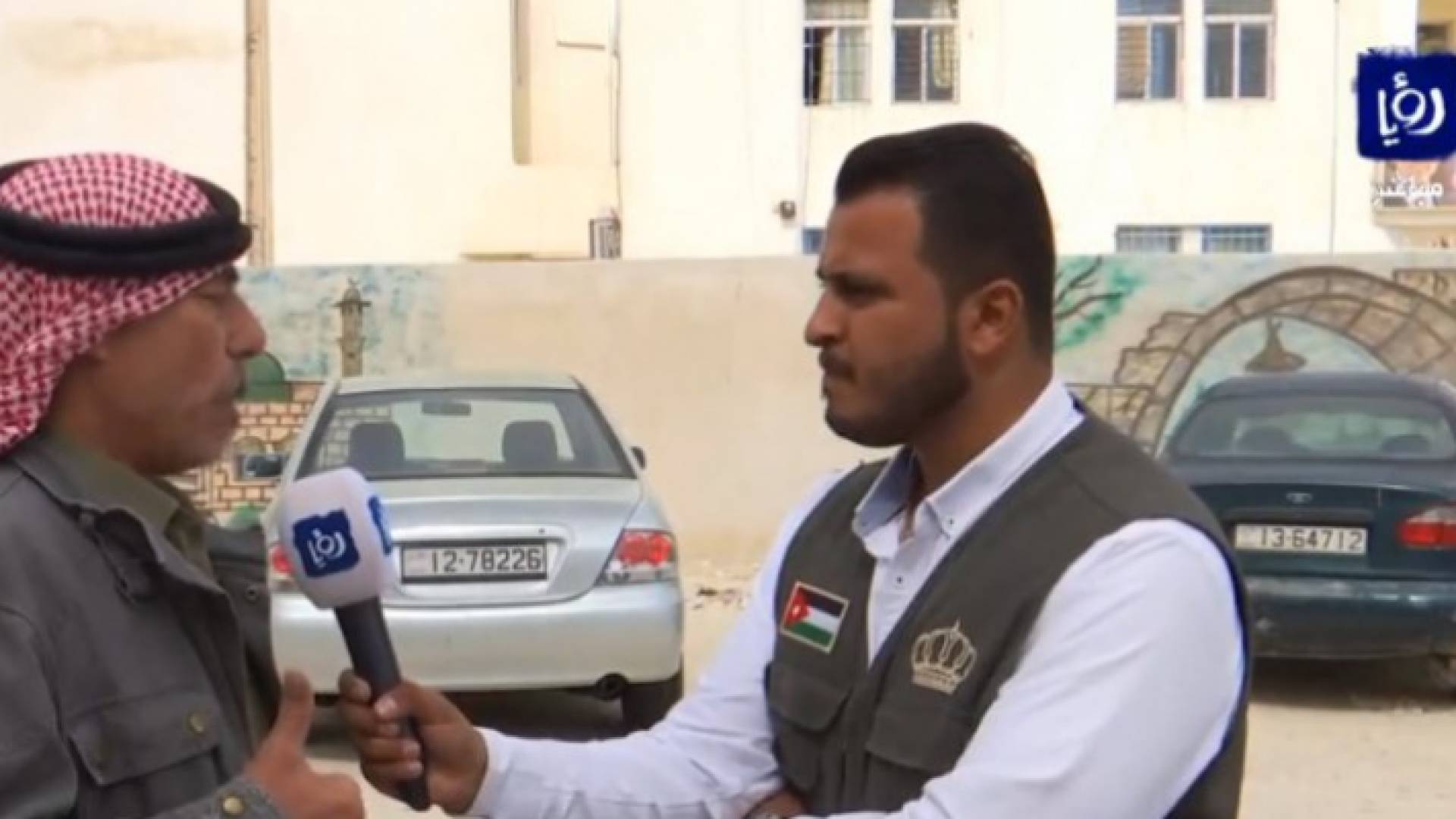 قبيل الاعتداء على طاقم رؤيا في الكرك