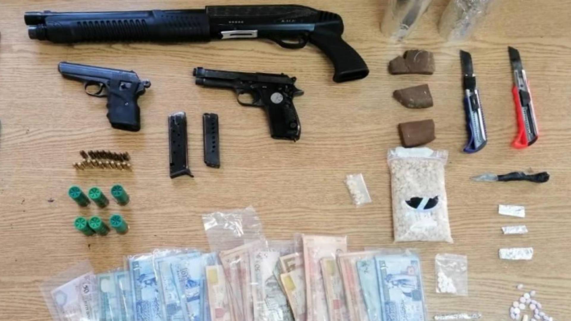 من المضبوطات