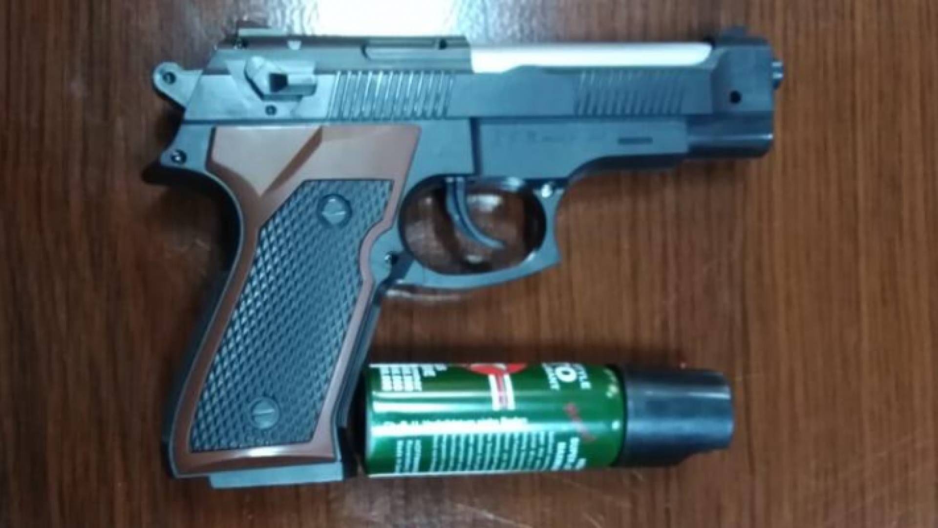 السلاح الذي تم ضبطه