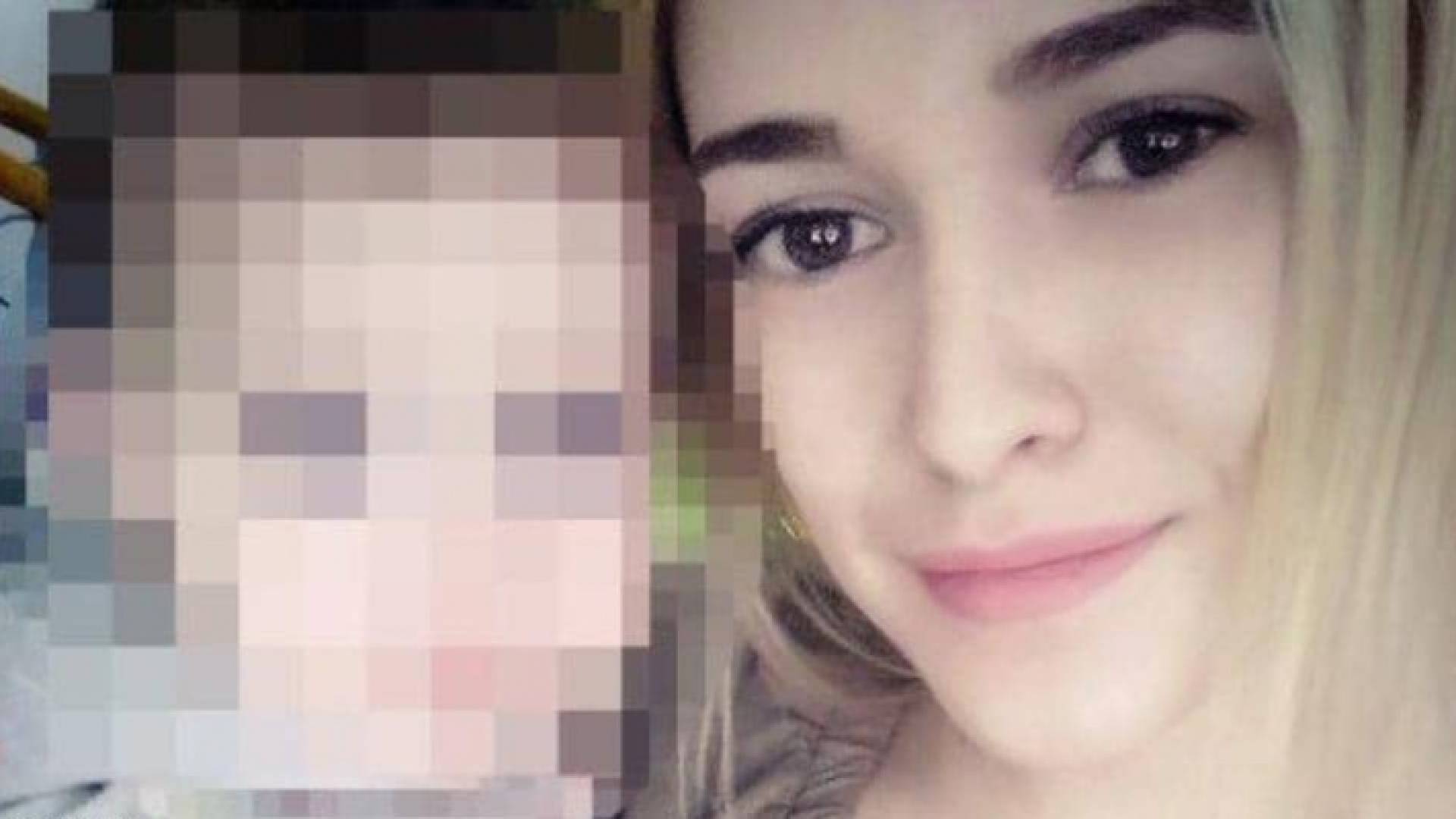 الأم القتيلة وطفلتها