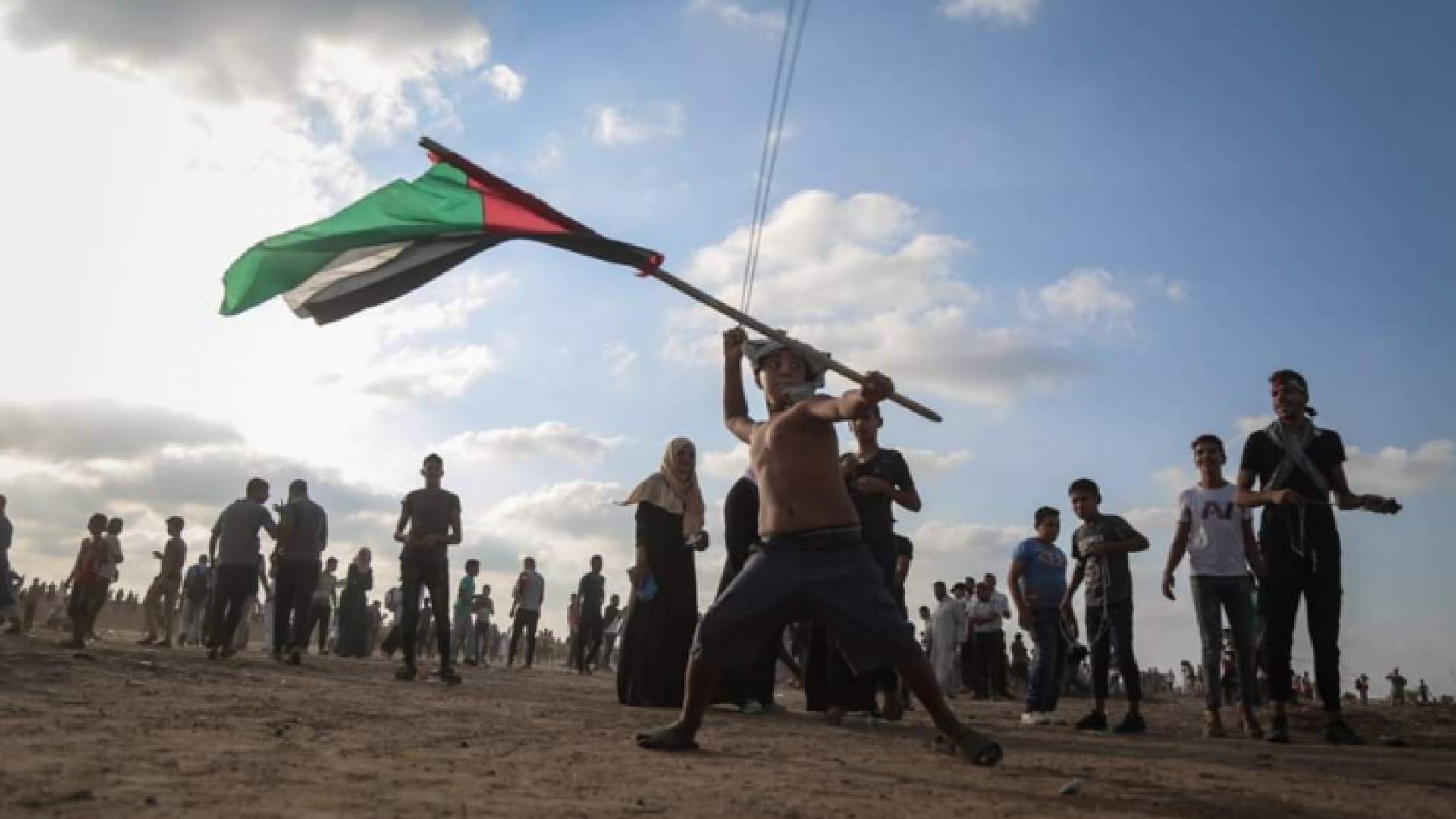 الصورة من مسيرات العودة