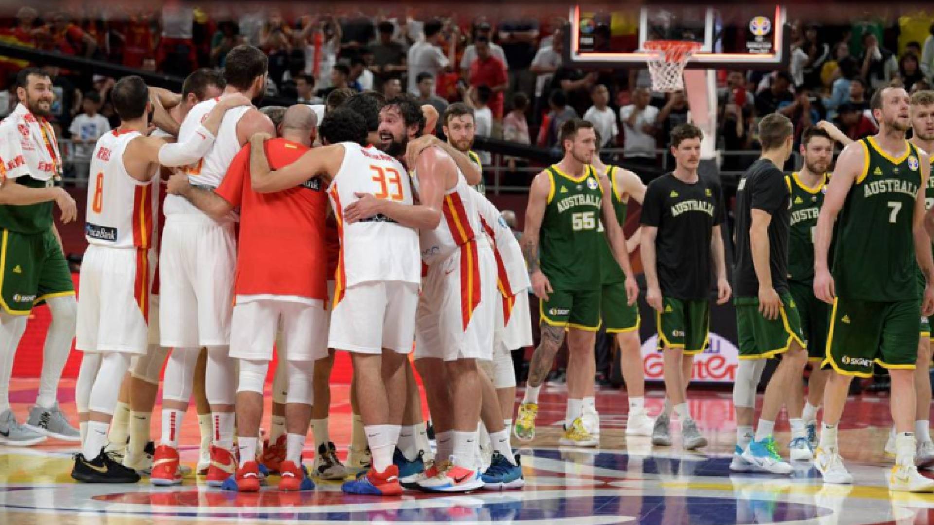 إسبانيا تطيح بأستراليا وتبلغ نهائي كأس العالم لكرة السلة