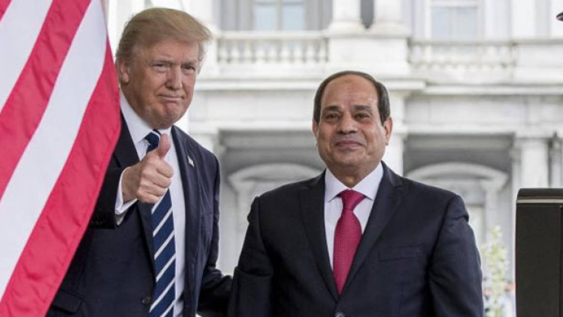 السيسي وترمب - ارشيفية