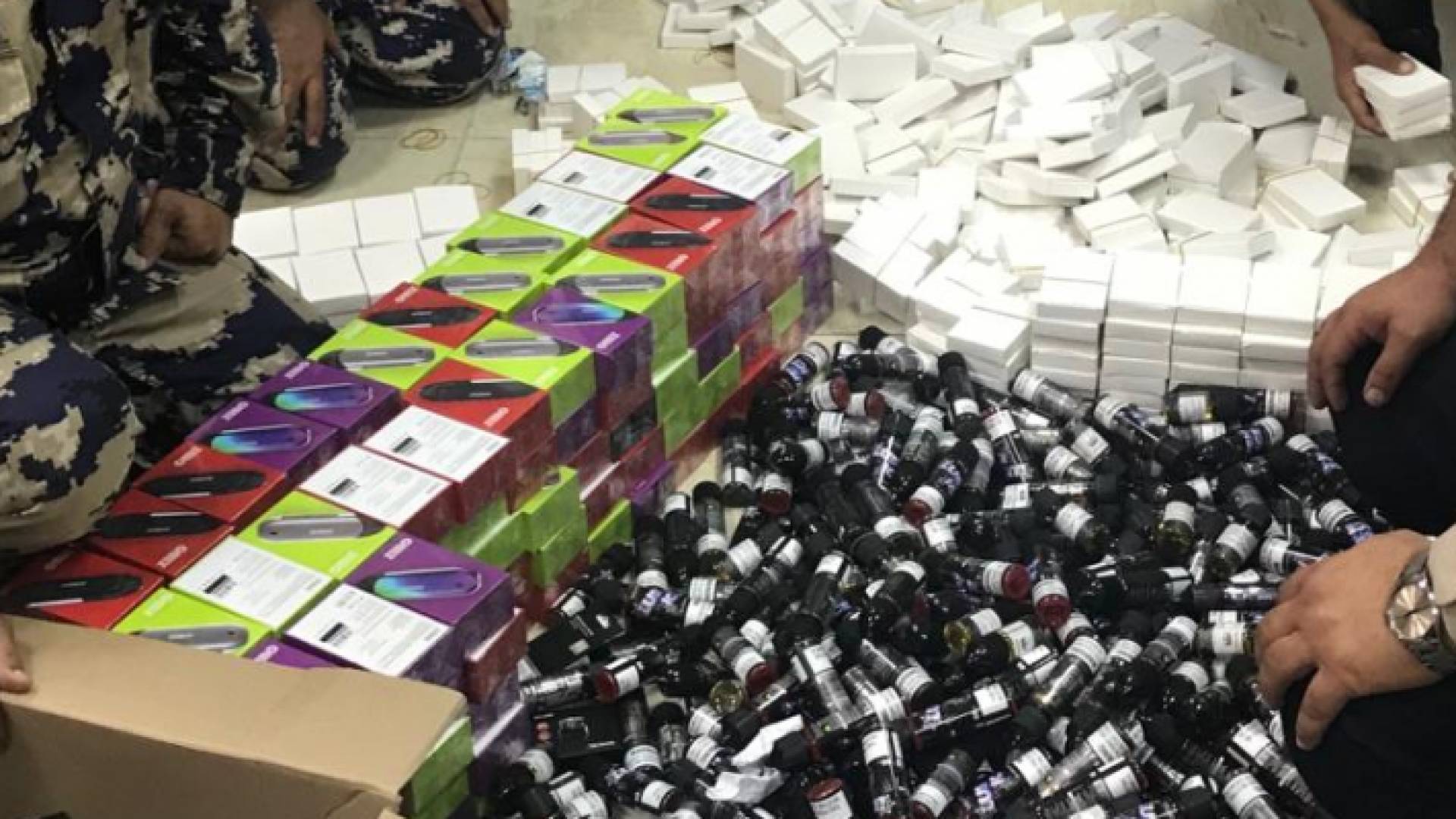 من المضبوطات