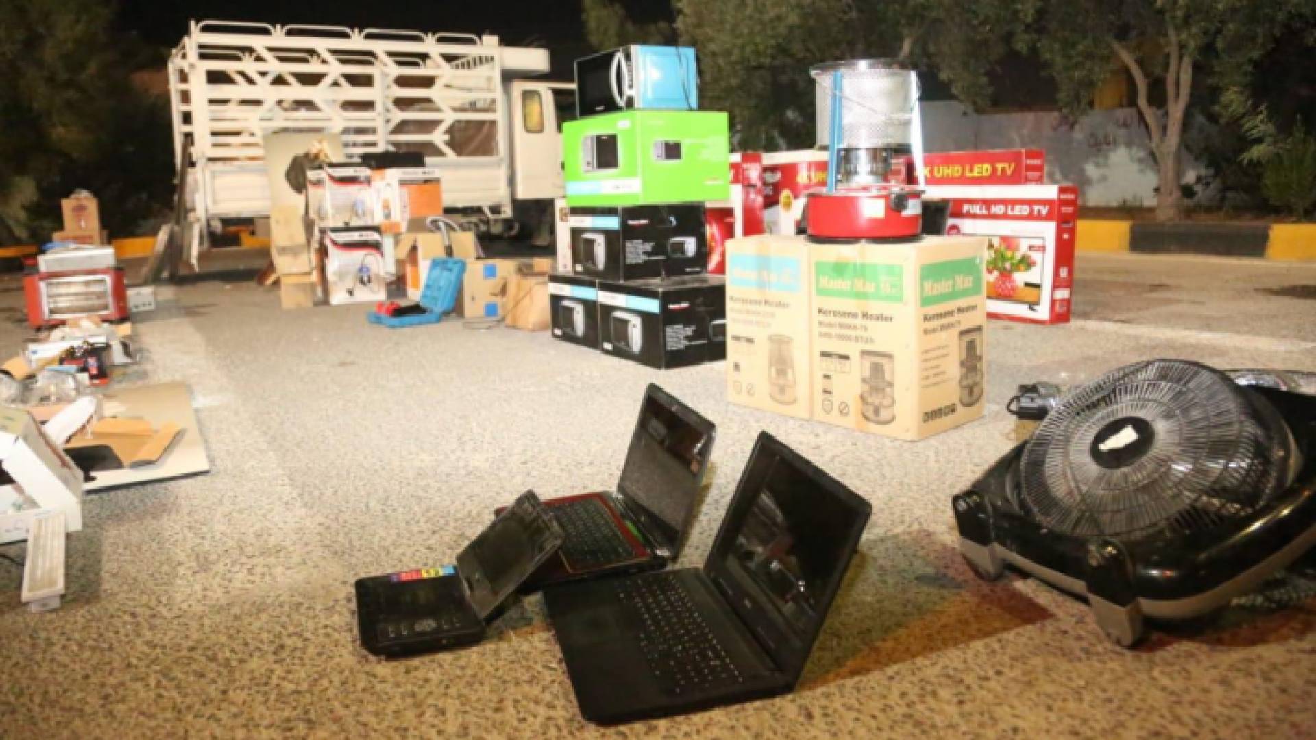 من المضبوطات