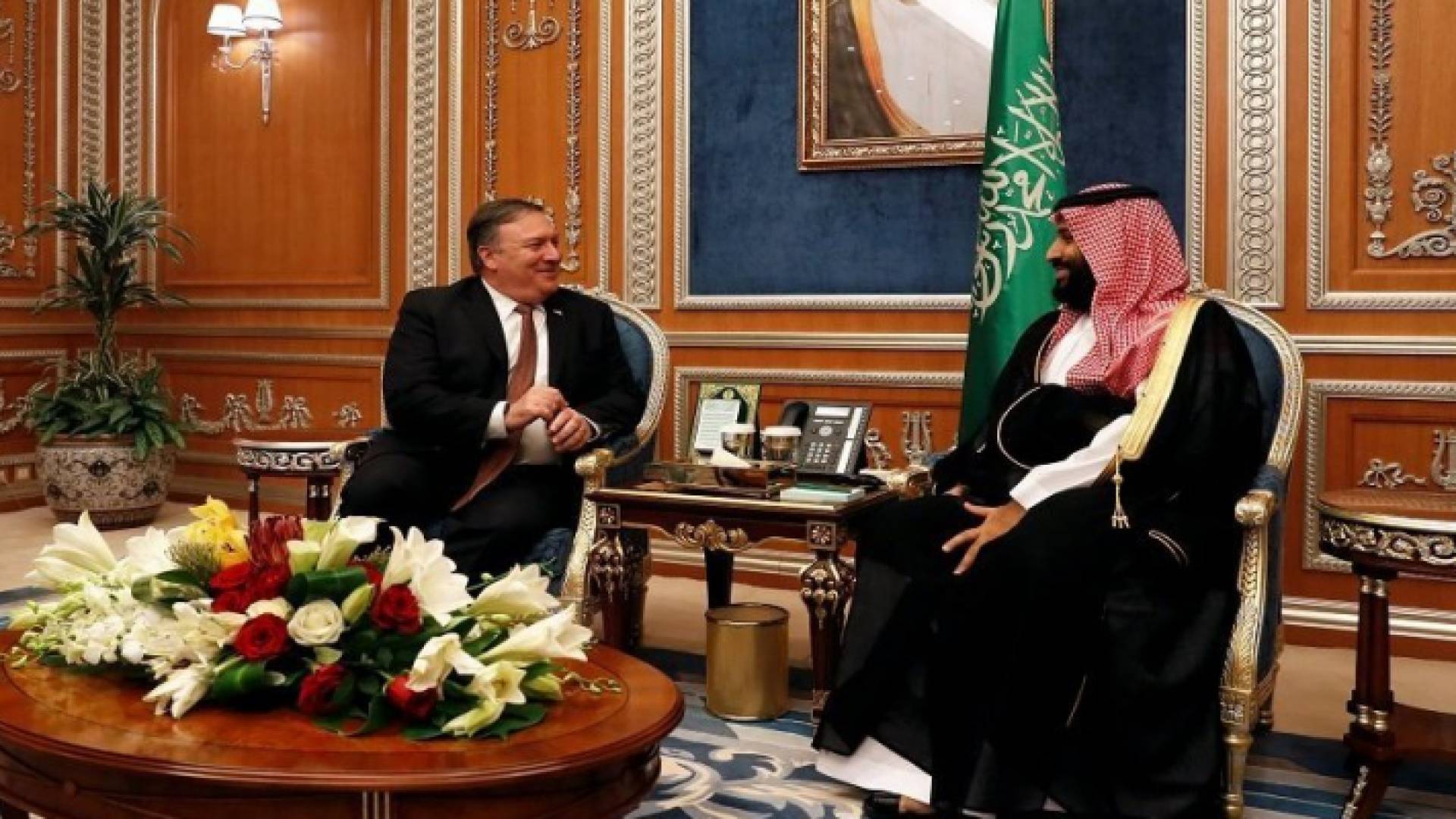 بومبيو وبن سلمان - ارشيفية