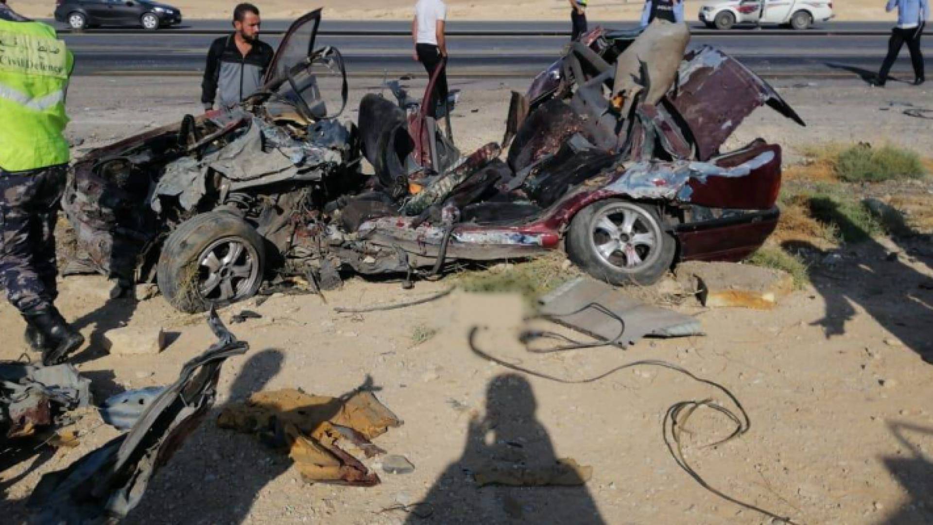 حادث الصحراوي الذي اودى بحياة 4 اشخاص