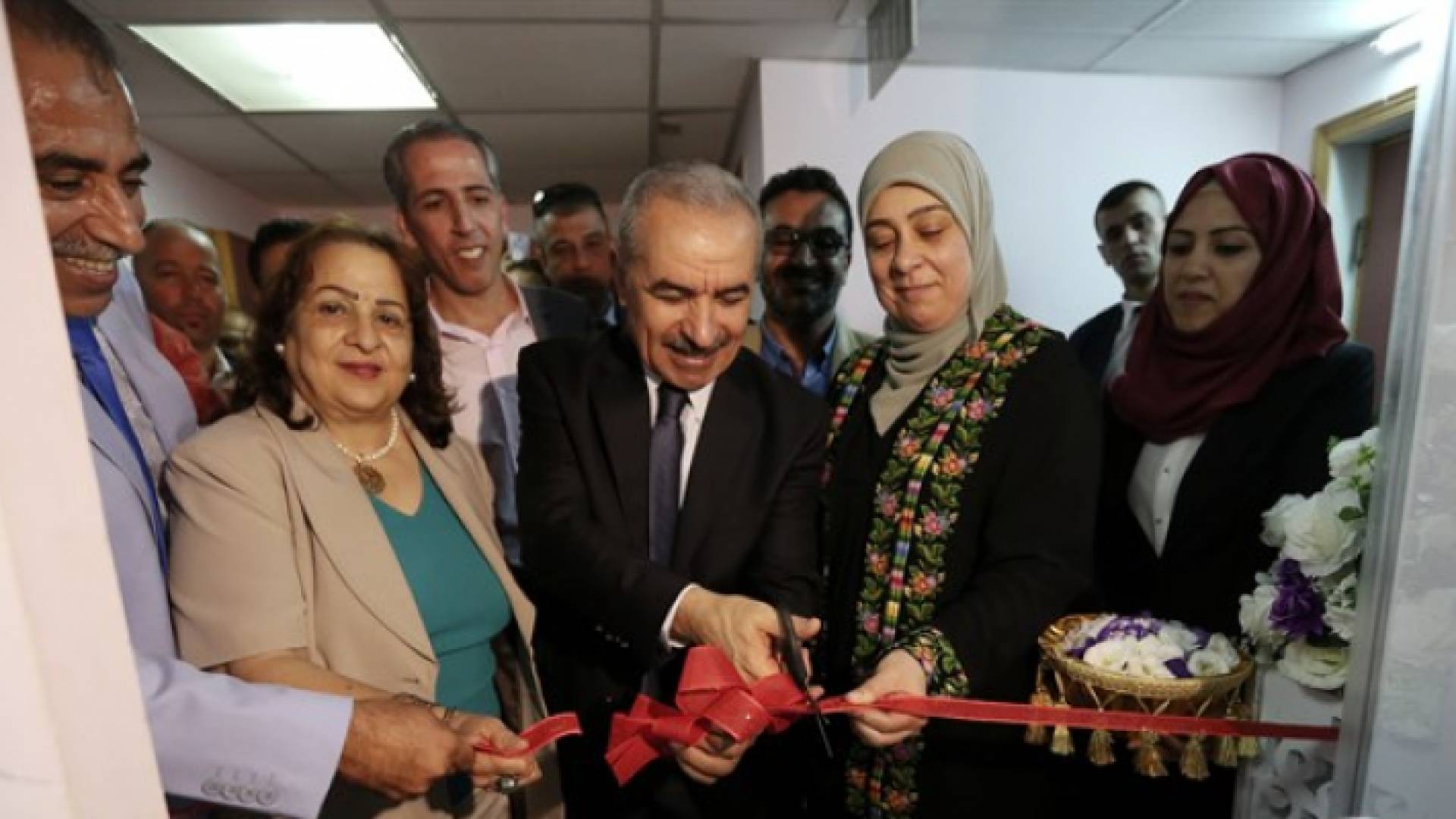 خلال افتتاح المركز الوطني لتشخيص السرطان والأمراض الوراثية