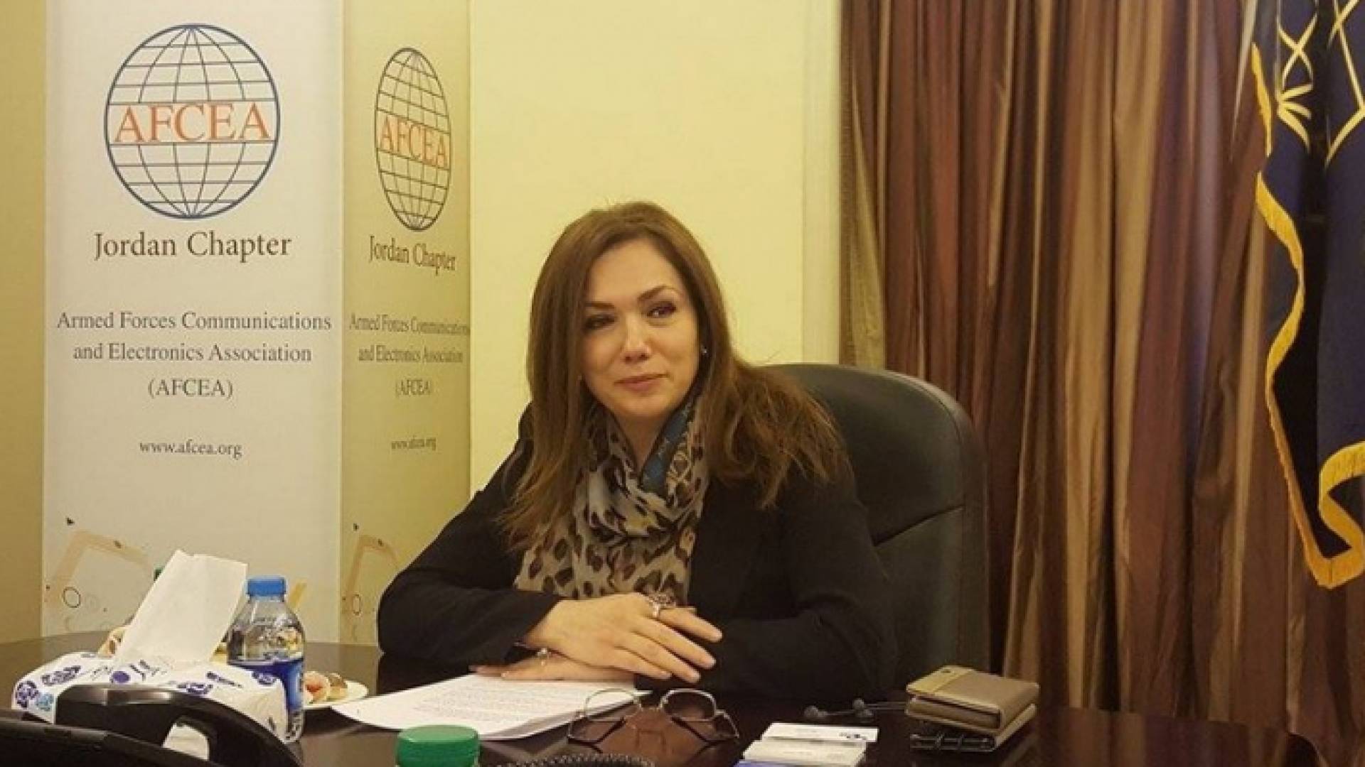 الرئيسة التنفيذية للجمعية المهندسة رولا العموري