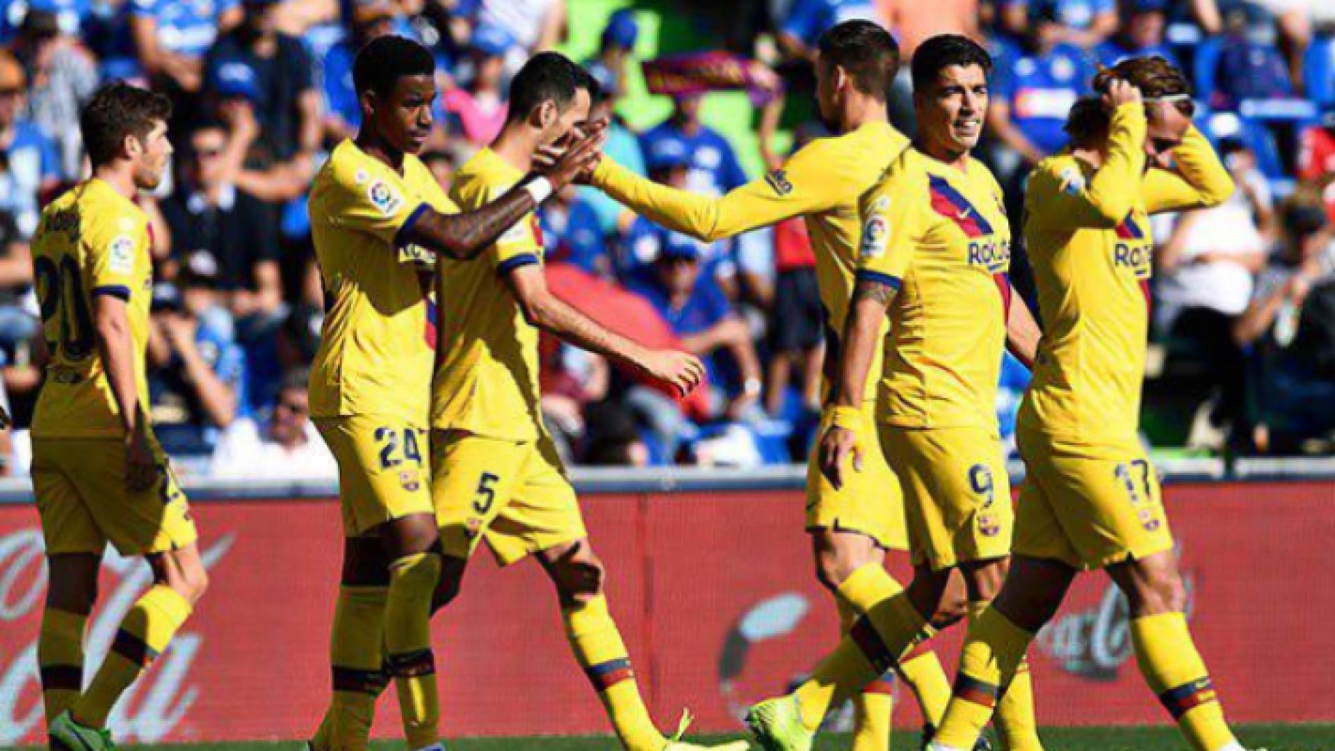 لاعبو برشلونة