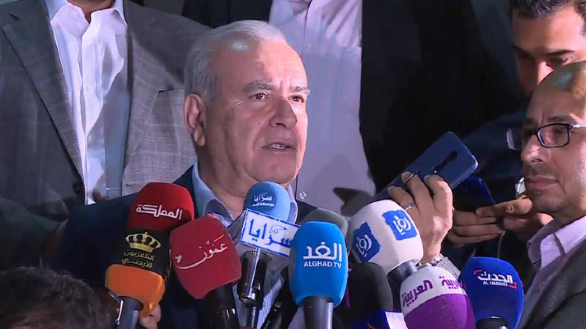 جانب من مؤتمر الوزير المعاني