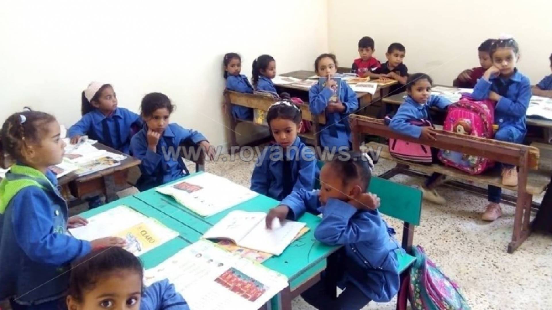 احد المدارس التي انتظمت فيها الدراسة بالكريمة في الاغوار