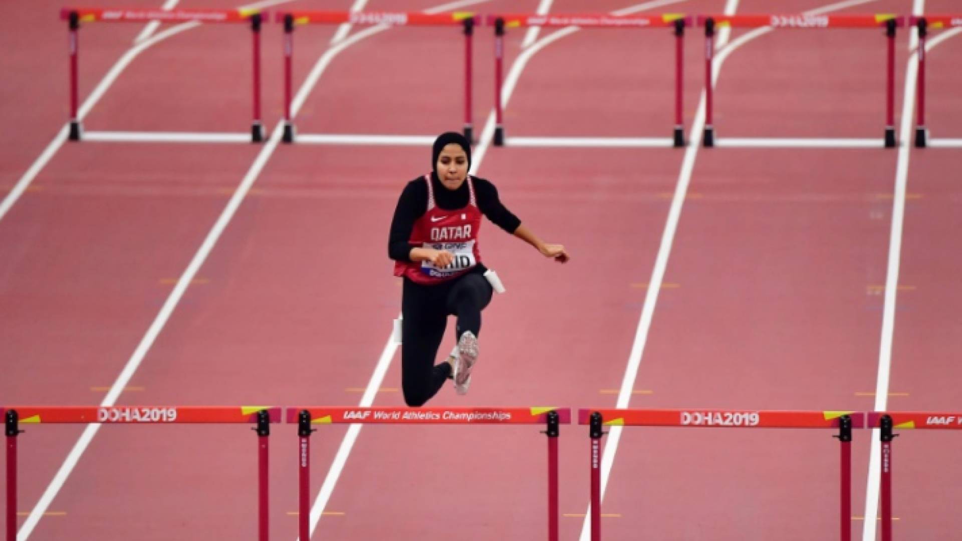 العداءة القطرية مريم فريد